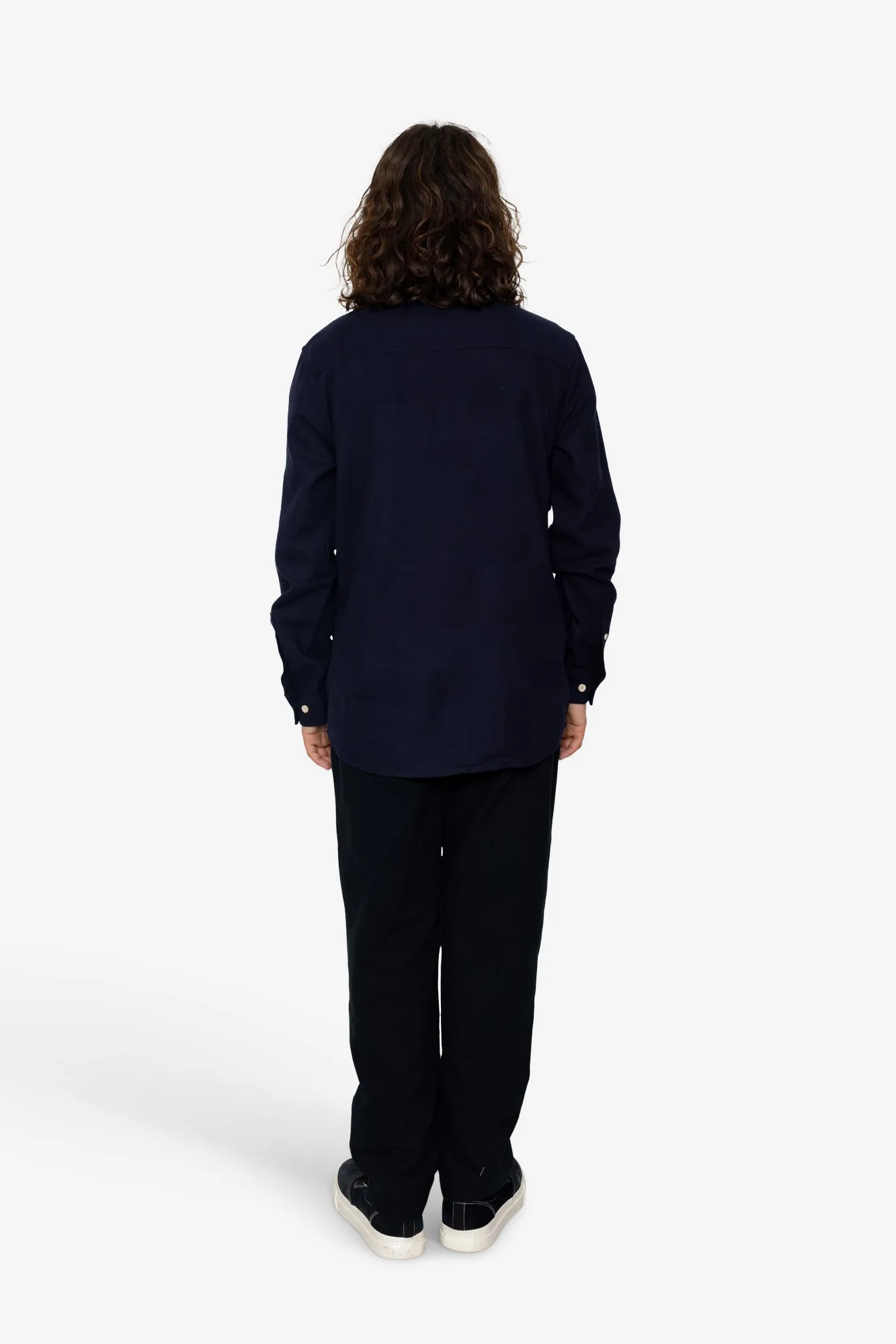 Grader Plain Shirt - Dark Navy sold by Folk product image thumbnail 5