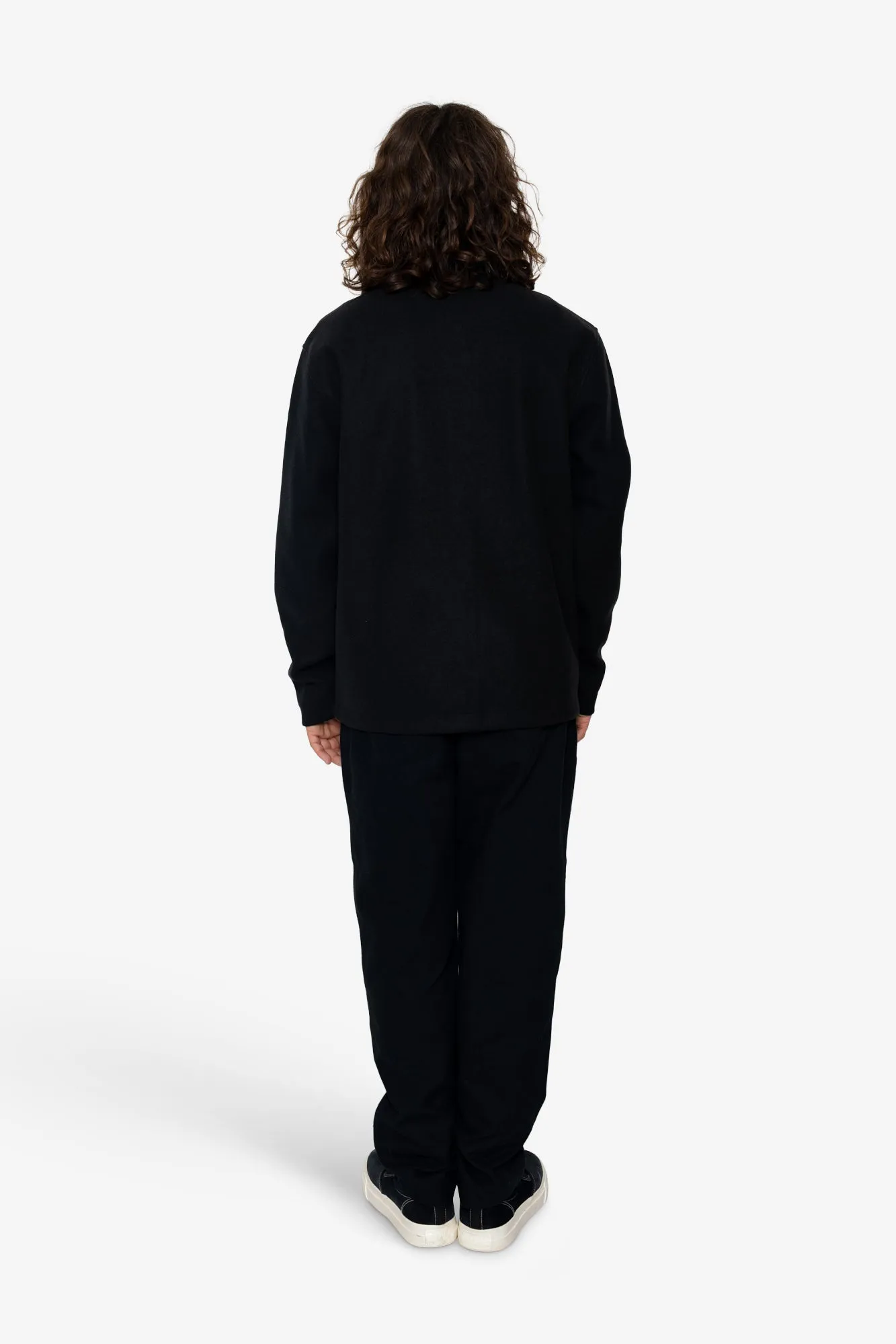 Gilbert Quarter-Zip Sweatshirt - Black sold by Folk product image thumbnail 5