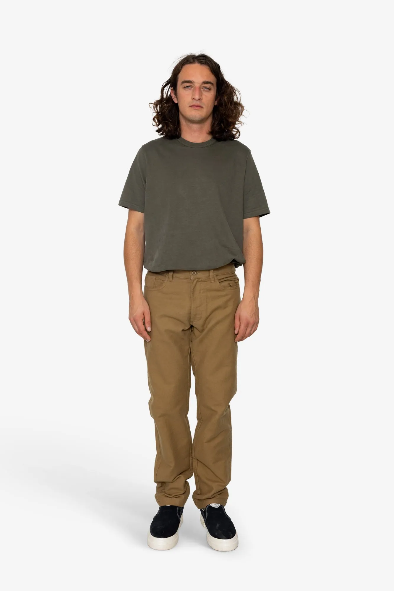 Fiver Moleskin Chino - Stone sold by Folk product image thumbnail 2