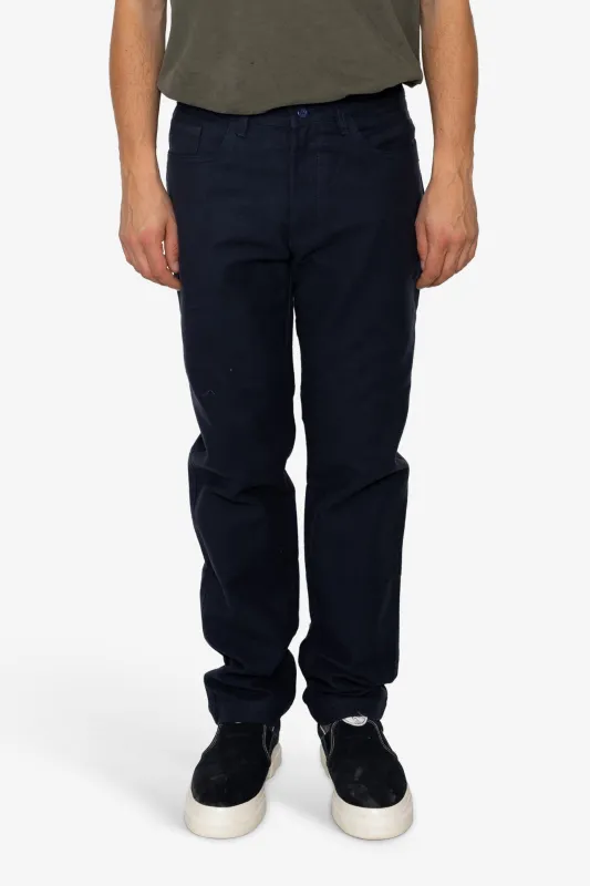 Fiver Moleskin Chino - Navy made by Folk