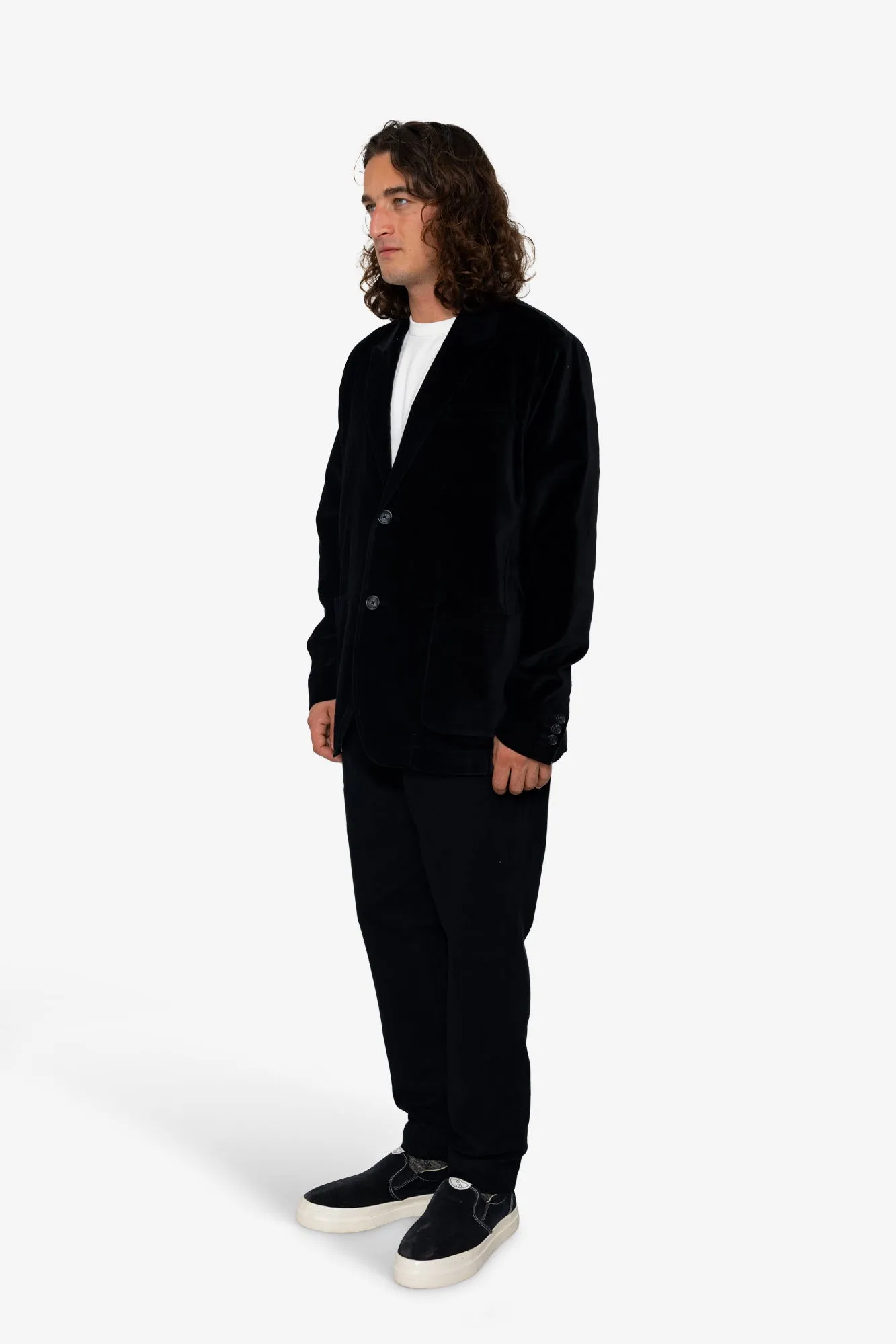 Hamilton Blazer - Black Velvet sold by Folk product image thumbnail 3
