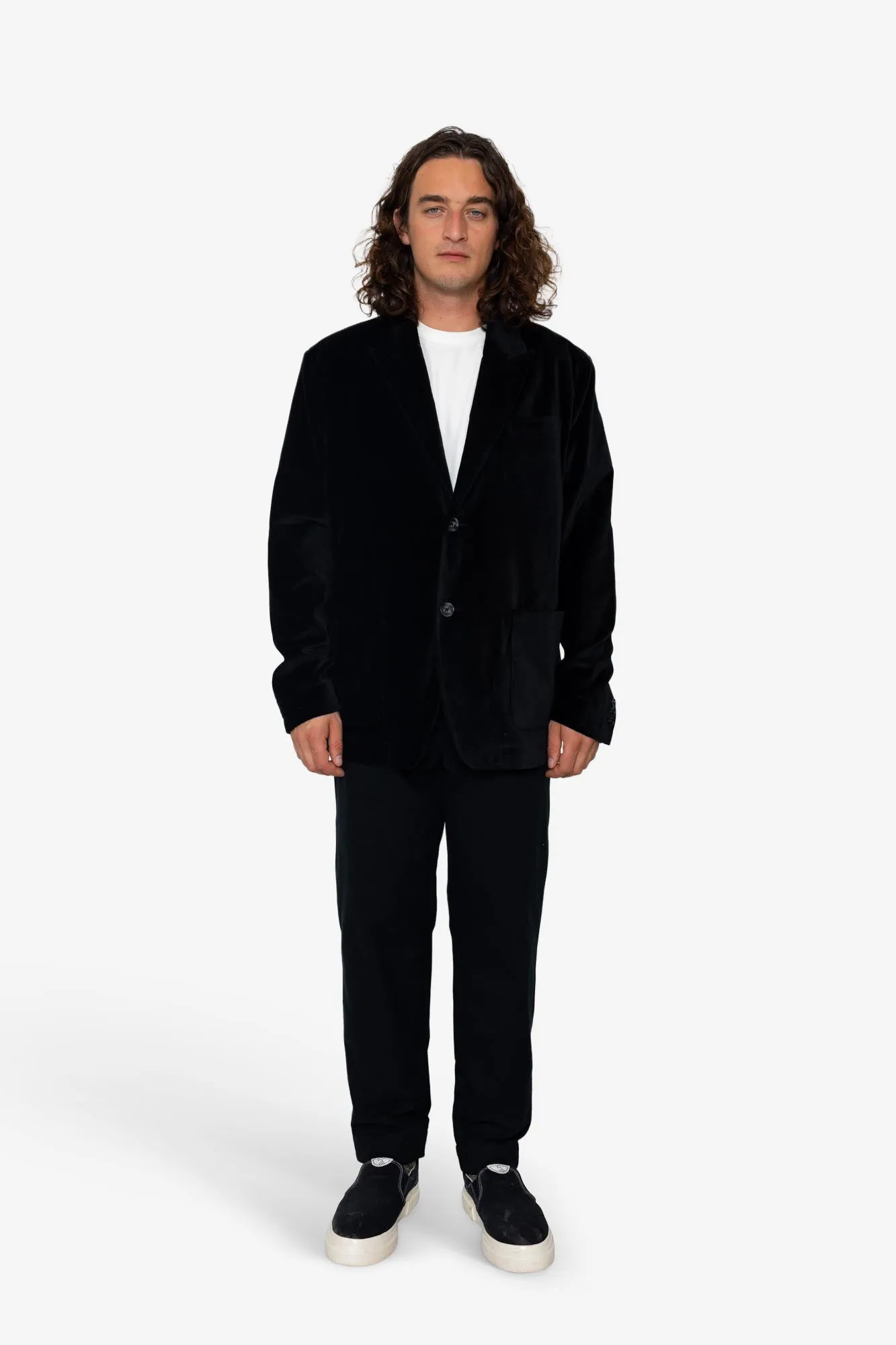 Hamilton Blazer - Black Velvet sold by Folk product image thumbnail 2