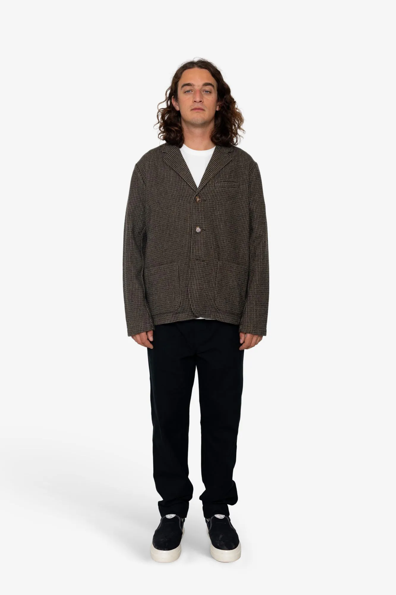 Hamilton Blazer - Mini Check Houndstooth sold by Folk product image thumbnail 2