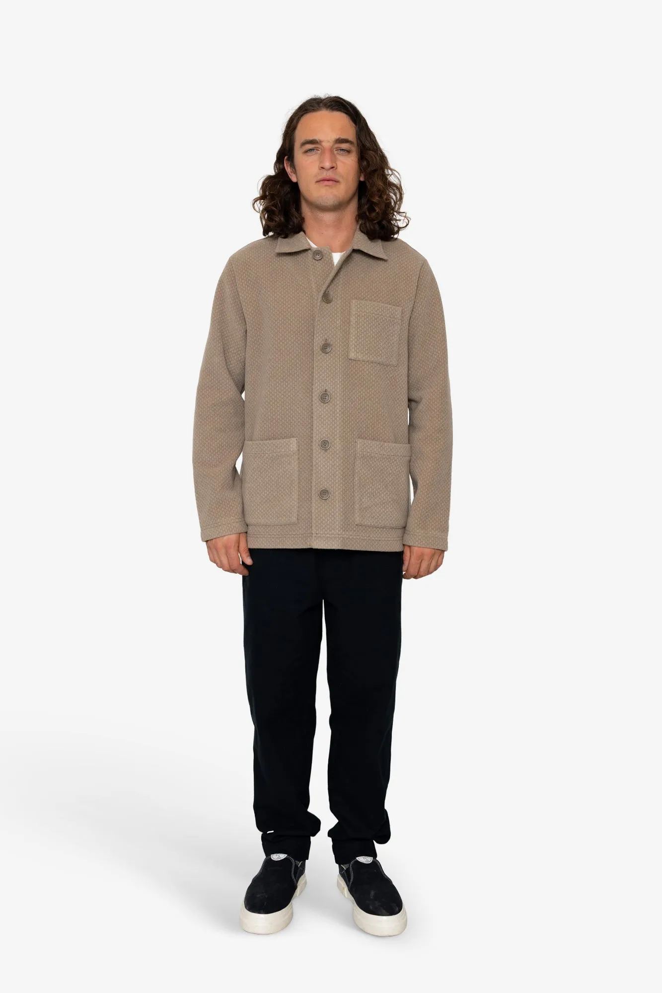 Greyson Jacket - Mole sold by Folk product image thumbnail 2