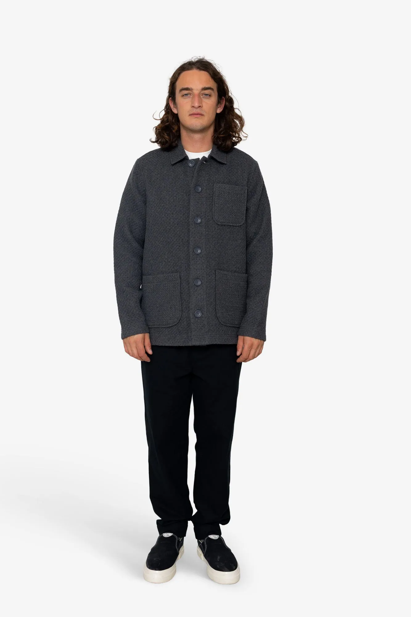 Thorogood Overshirt - Charcoal sold by Folk product image thumbnail 2