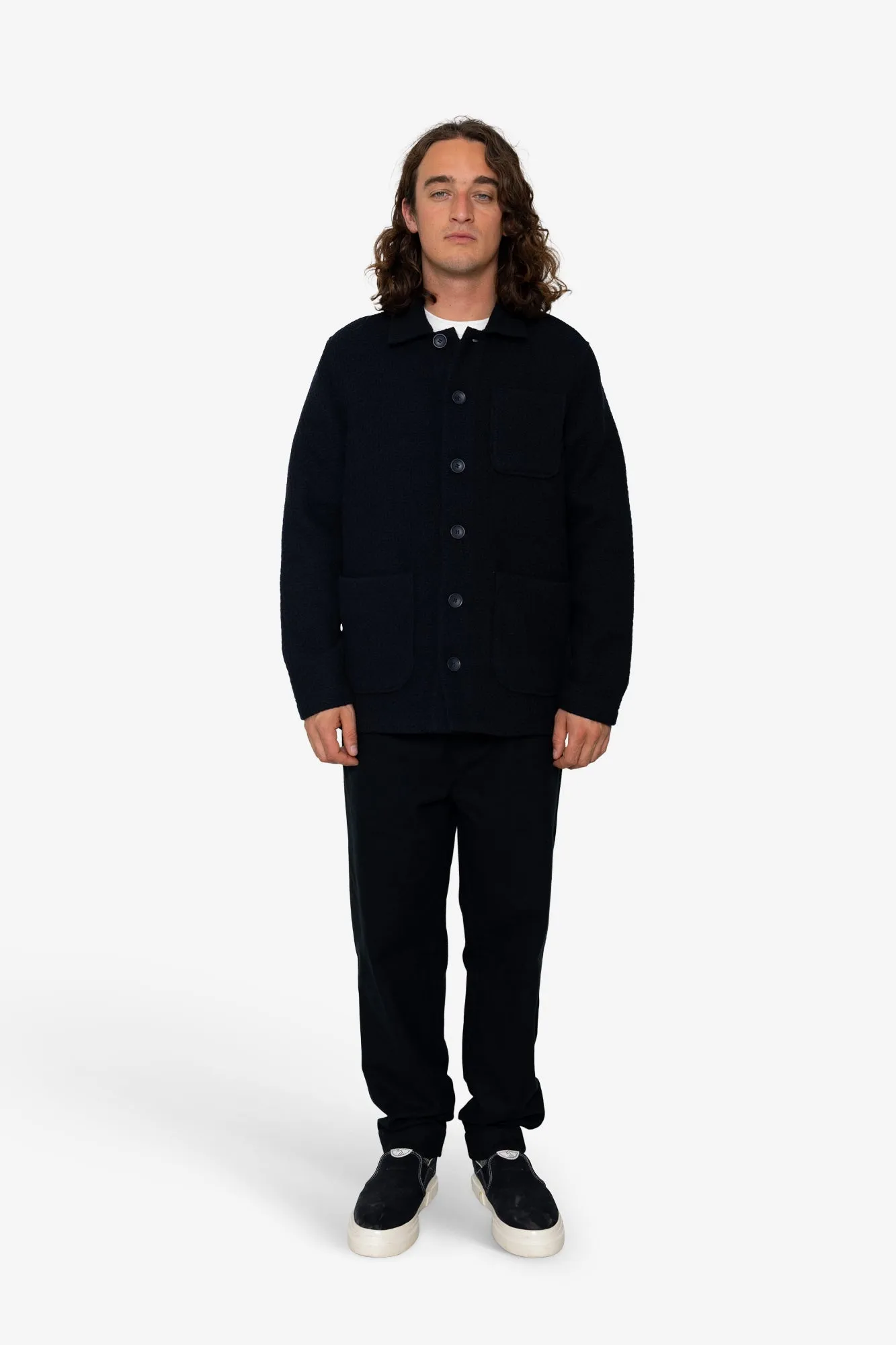 Thorogood Overshirt - Navy sold by Folk product image thumbnail 2