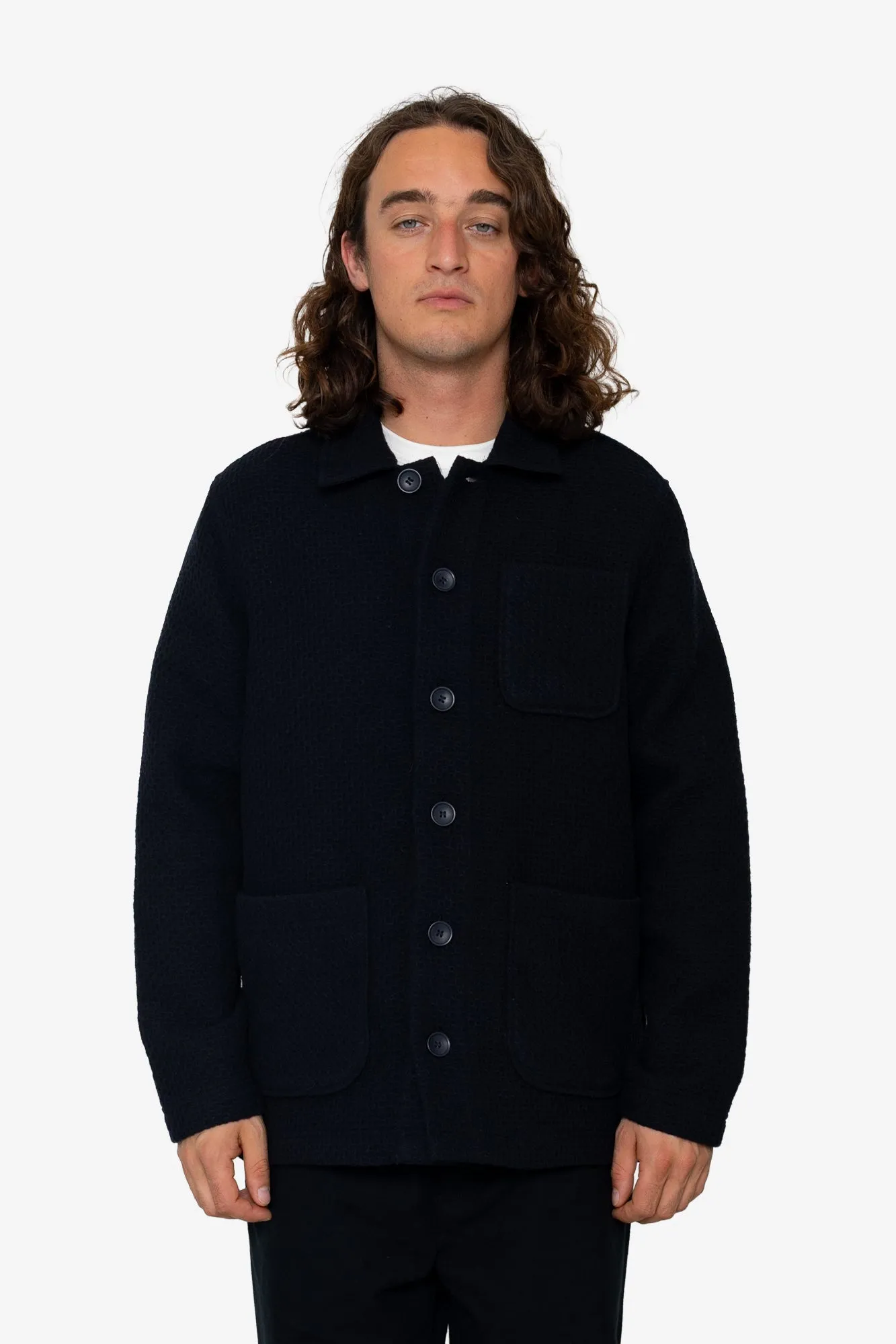 Thorogood Overshirt - Navy sold by Folk
