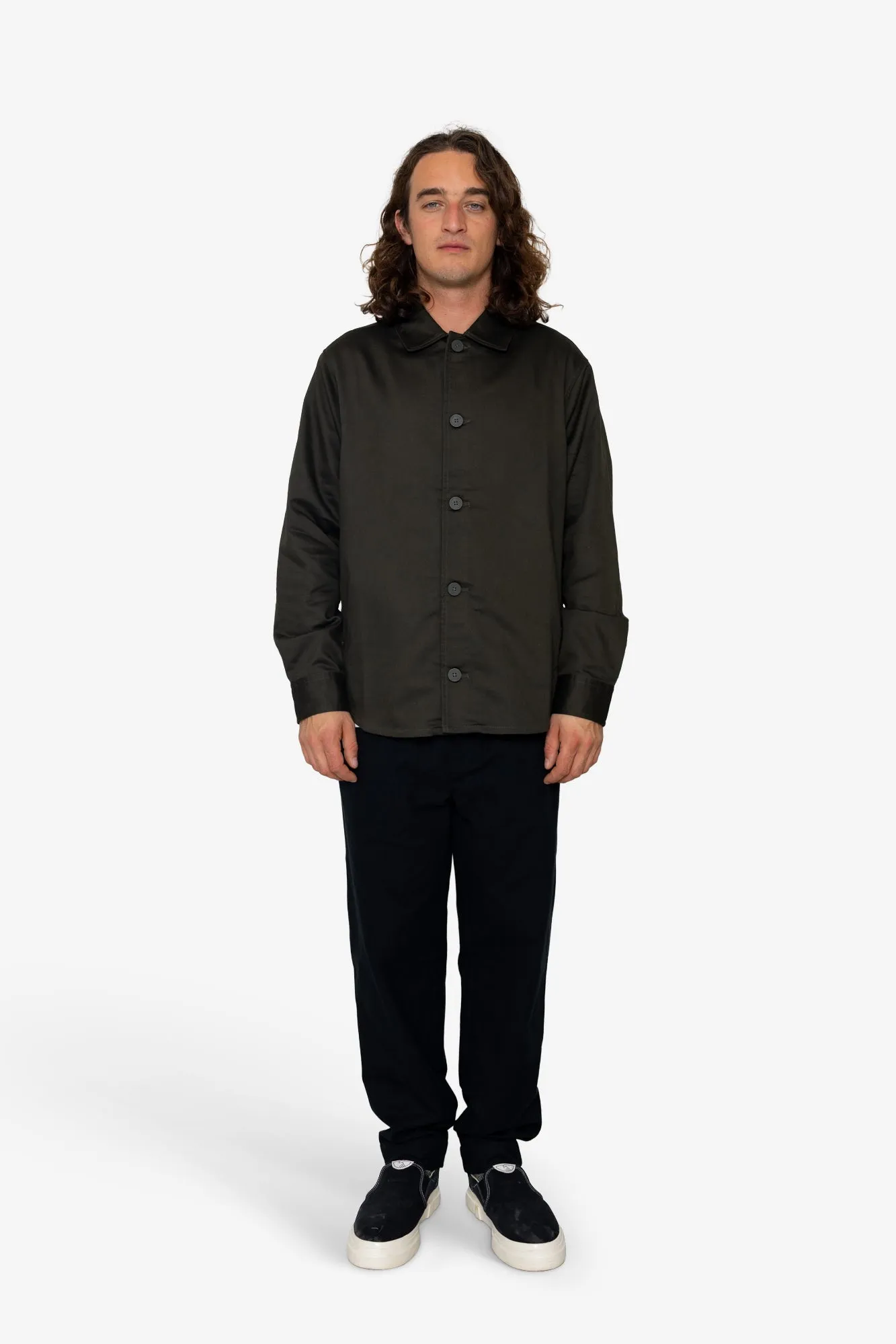 Terral Overshirt - Khaki sold by Folk product image thumbnail 2
