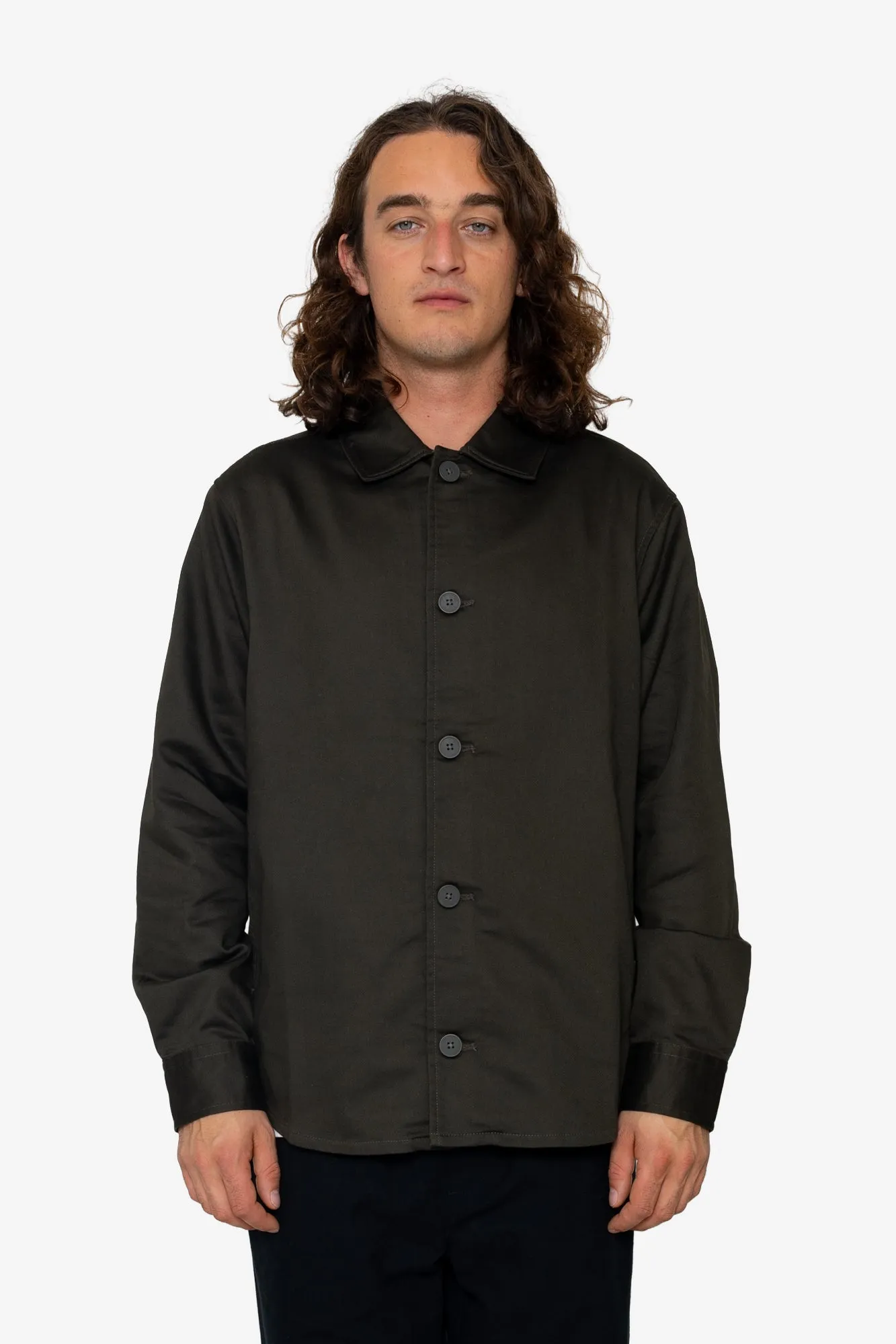 Terral Overshirt - Khaki sold by Folk