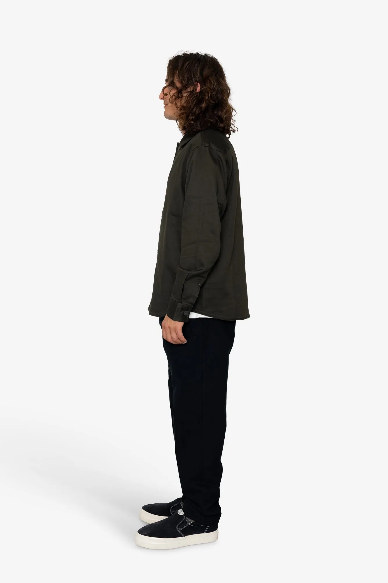 Terral Overshirt - Khaki sold by Folk product image thumbnail 4