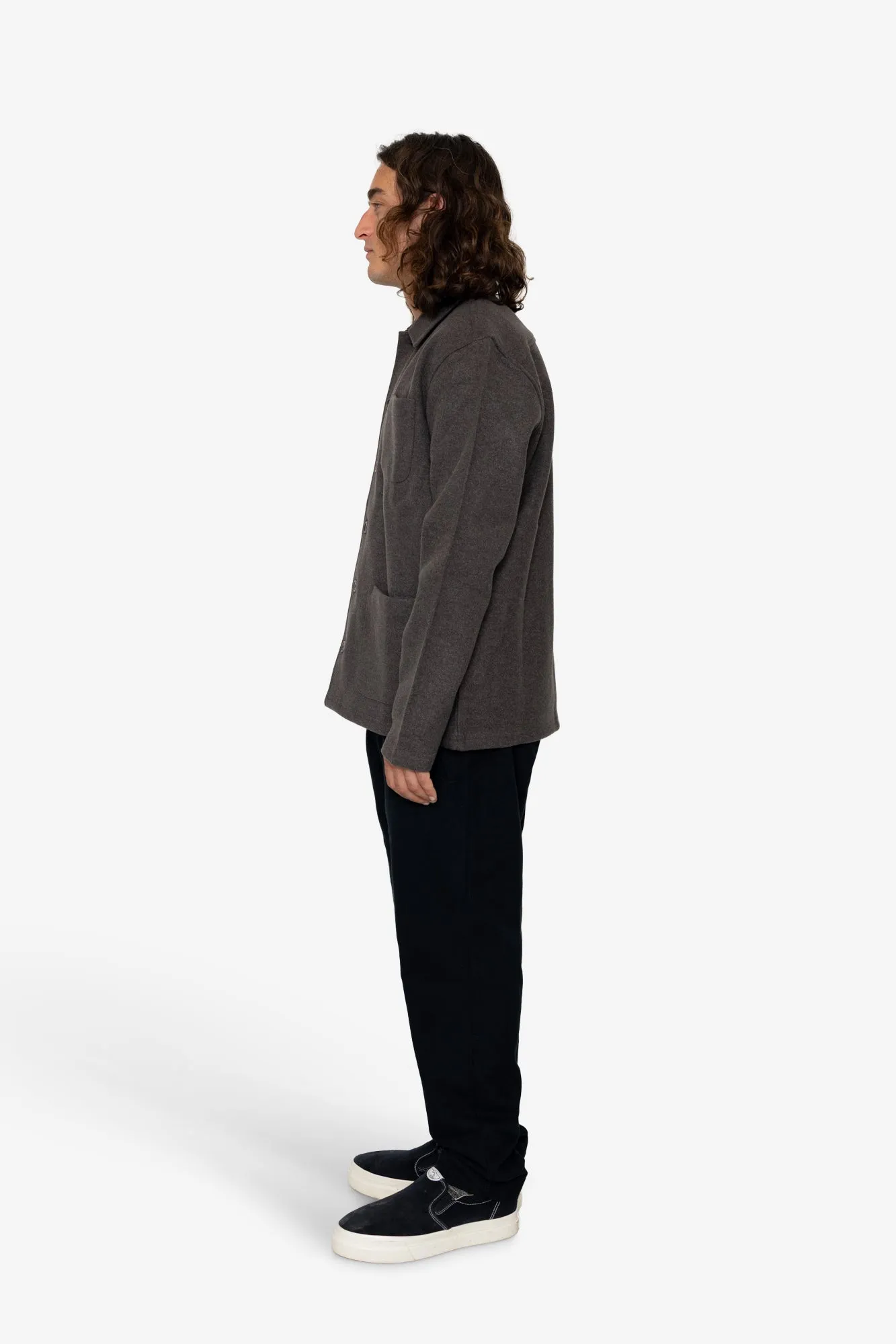 Sonny Overshirt - Charcoal sold by Folk product image thumbnail 4