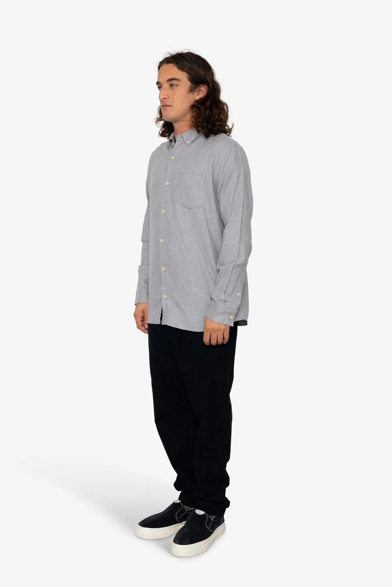 Bobby Button Down - Silver sold by Folk product image thumbnail 3
