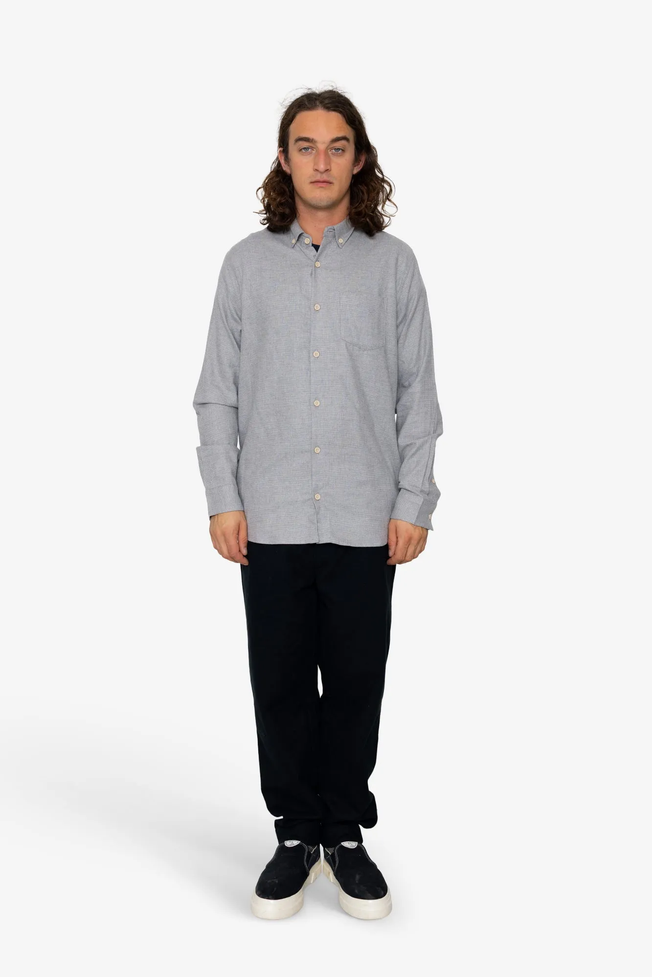Bobby Button Down - Silver sold by Folk product image thumbnail 2