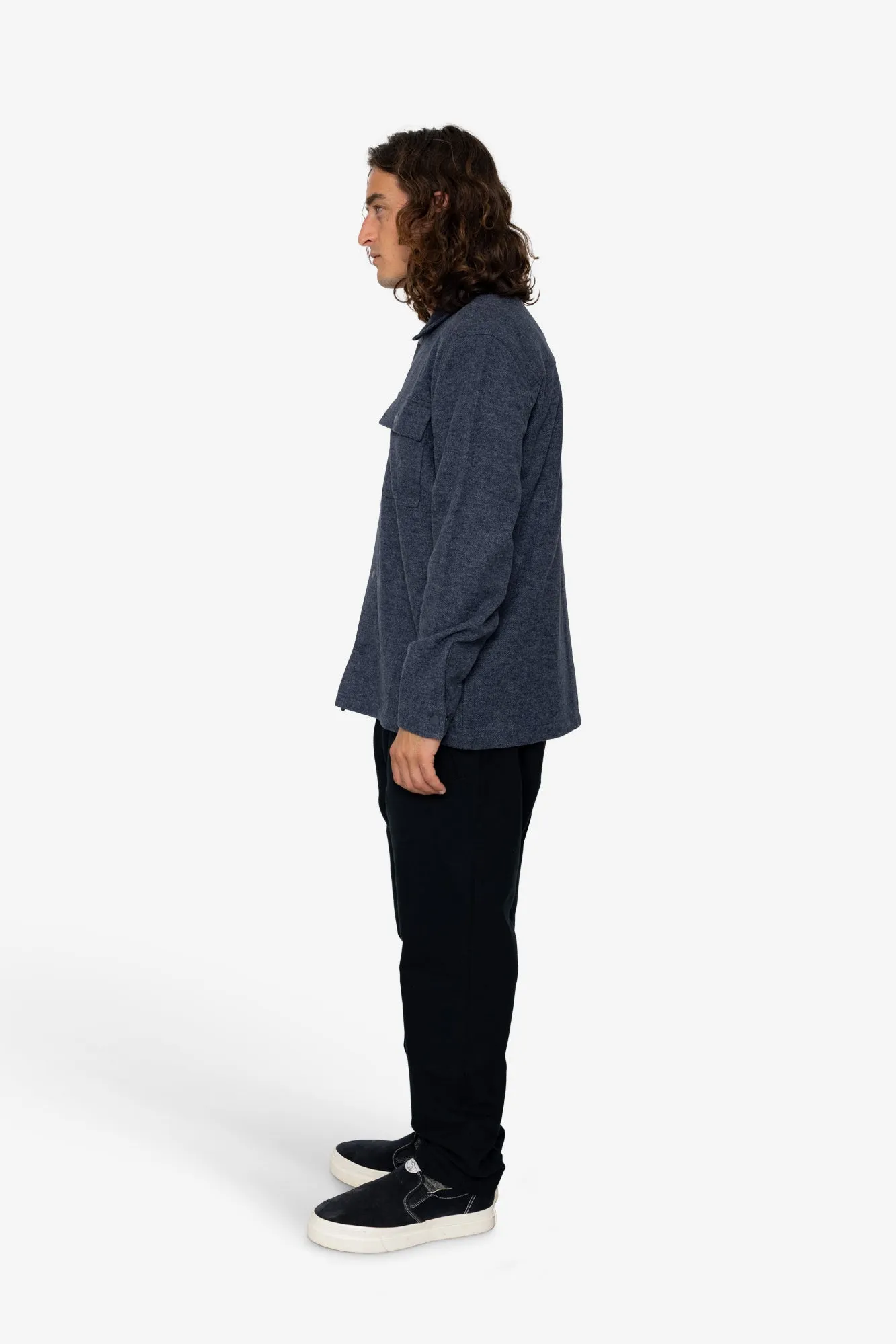 Reece Overshirt - Charcoal sold by Folk product image thumbnail 4