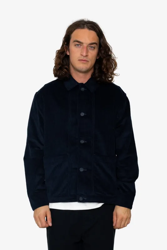 Parson Overshirt - Dark Navy sold by Folk