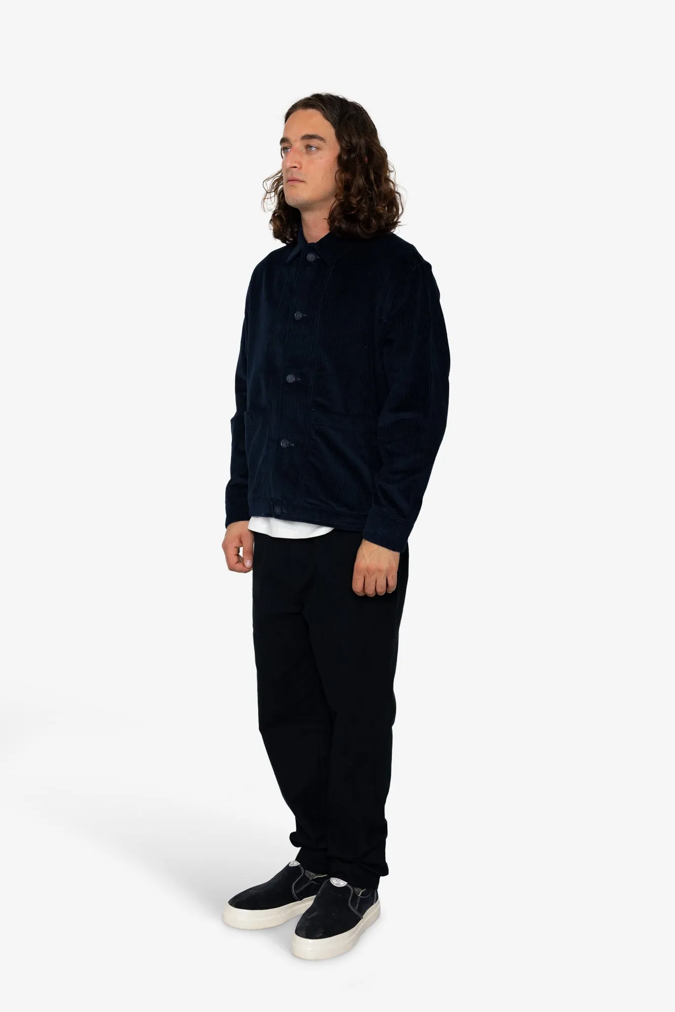 Parson Overshirt - Dark Navy sold by Folk product image thumbnail 3