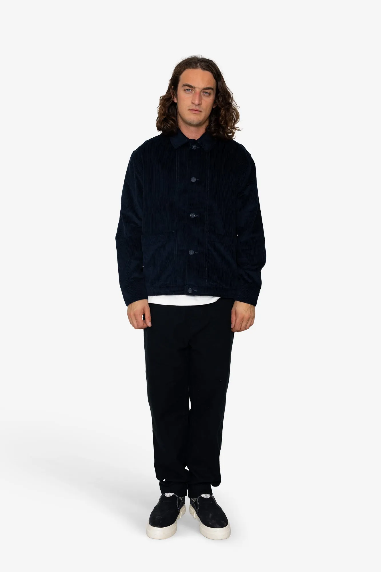 Parson Overshirt - Dark Navy sold by Folk product image thumbnail 2