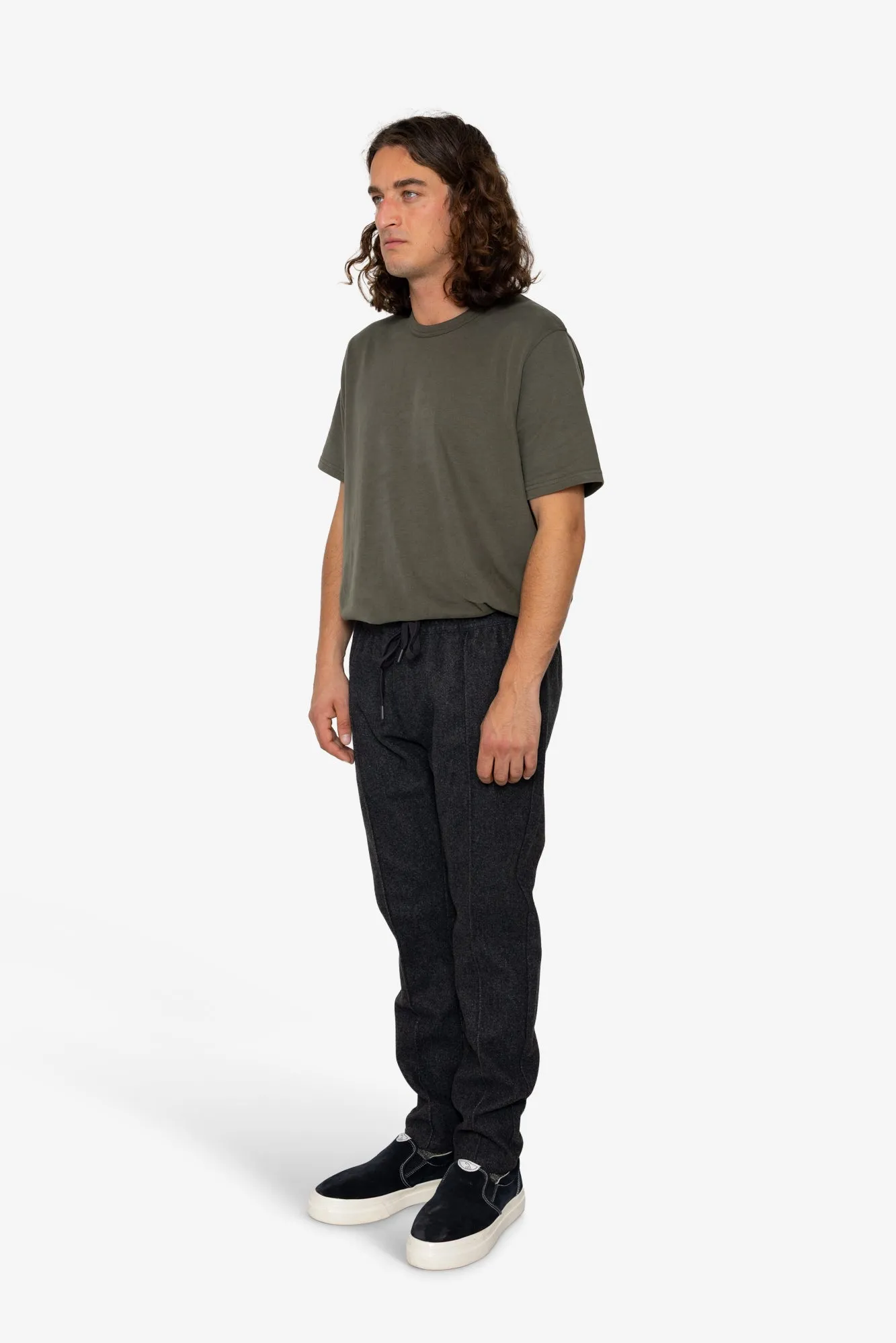 Morton Pintuck Jogger - Charcoal sold by Folk product image thumbnail 3