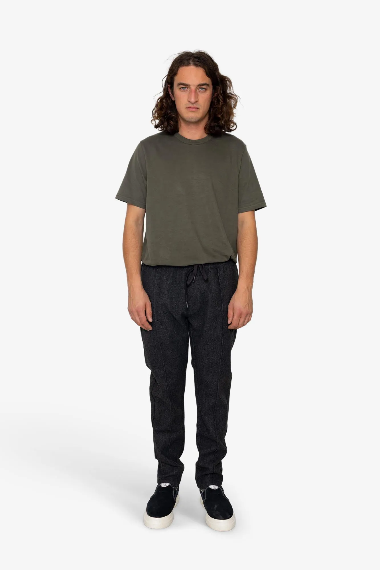 Morton Pintuck Jogger - Charcoal sold by Folk product image thumbnail 2