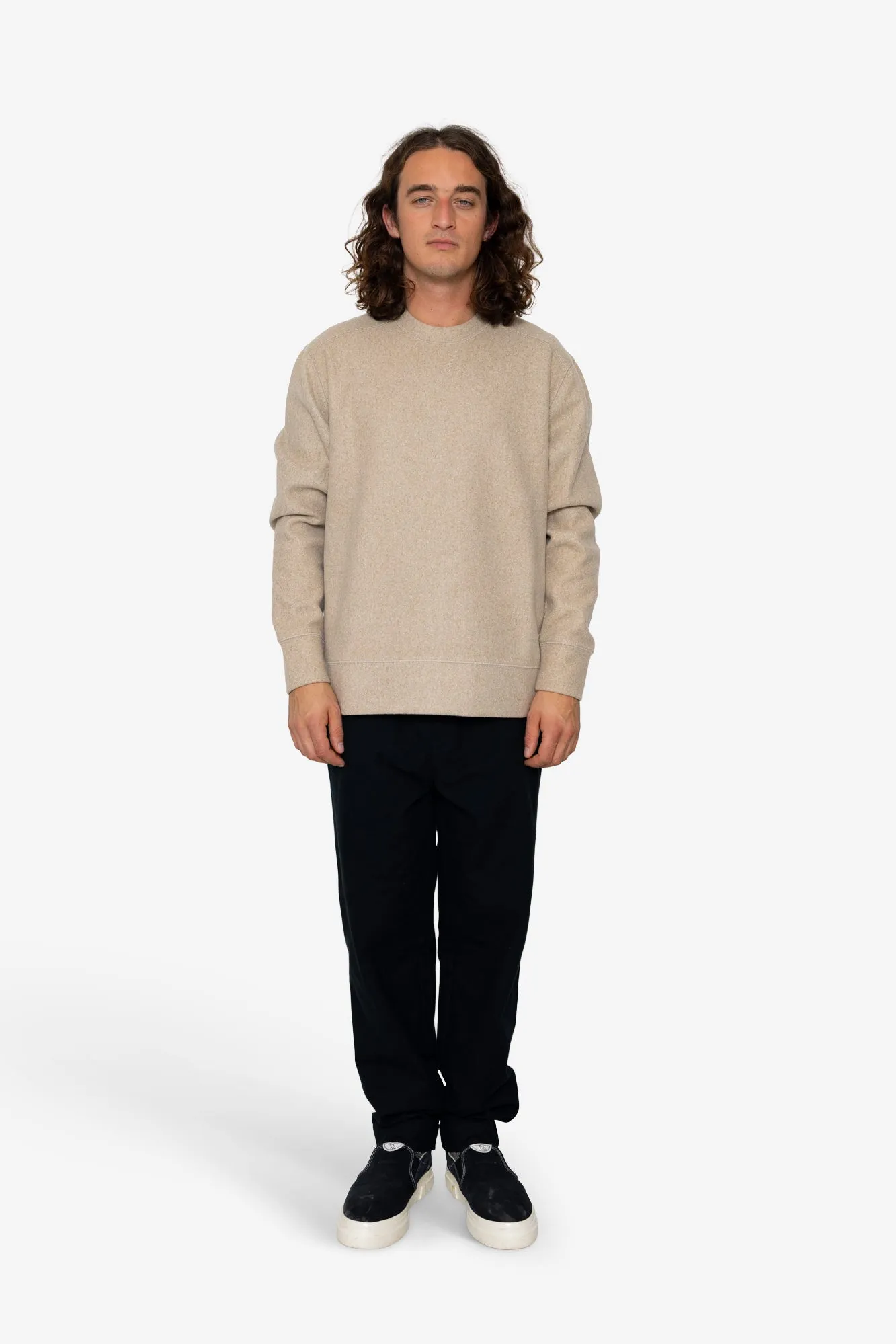 Mercer Crew Sweatshirt - Oatmeal sold by Folk product image thumbnail 2