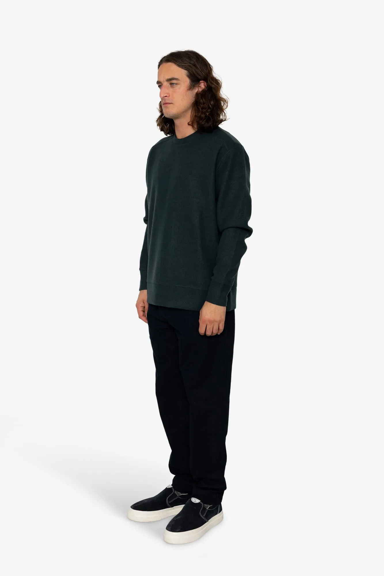 Mercer Crew Sweatshirt - Dark Green sold by Folk product image thumbnail 3
