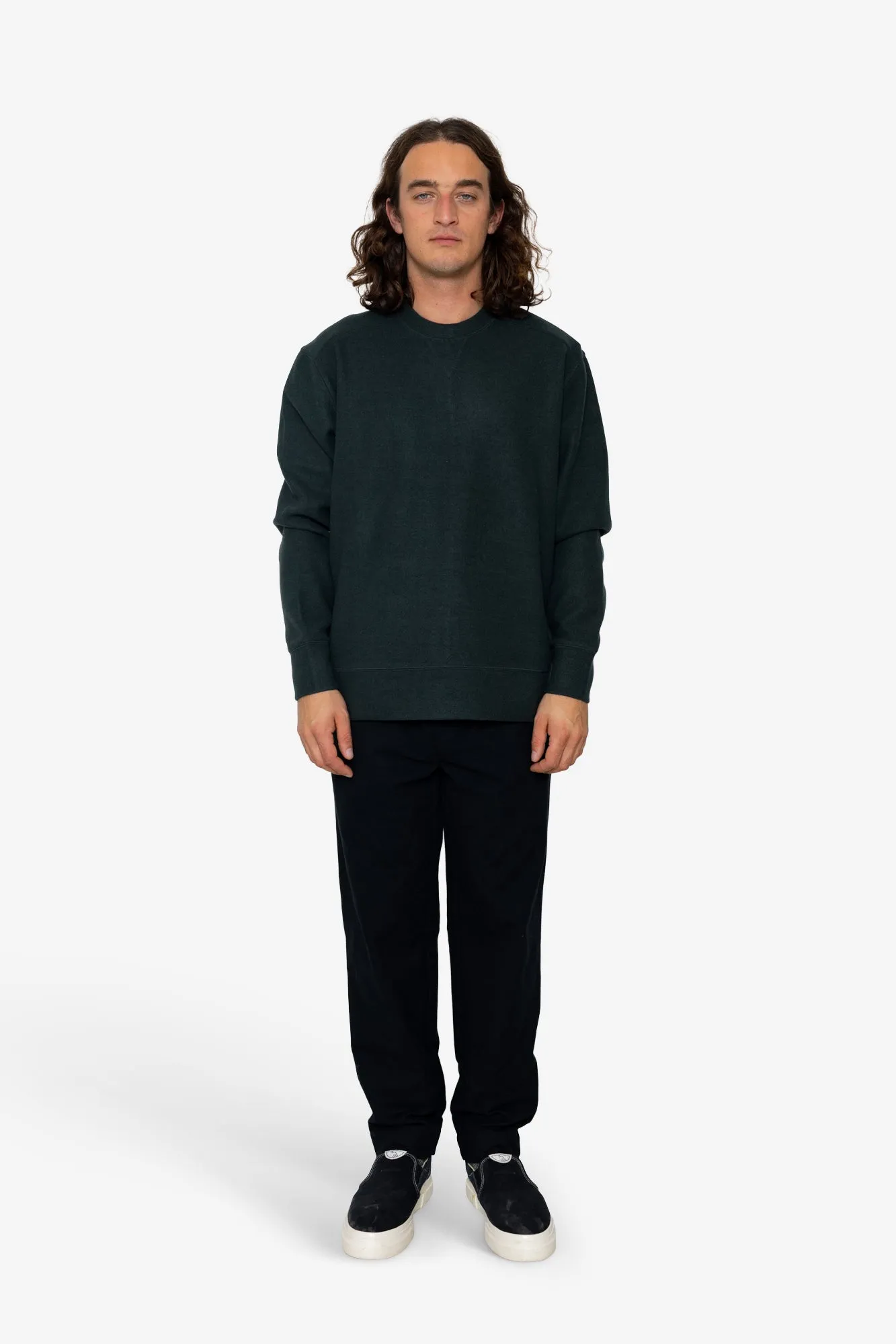 Mercer Crew Sweatshirt - Dark Green sold by Folk product image thumbnail 2