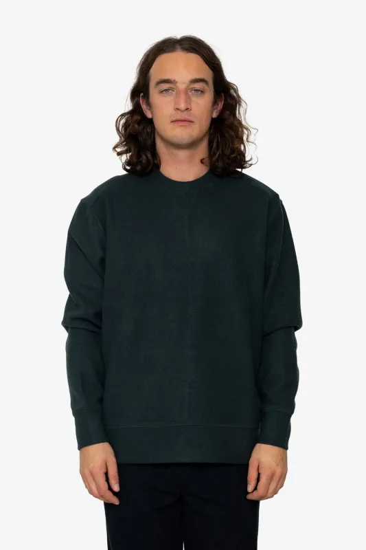 Mercer Crew Sweatshirt - Dark Green sold by Folk