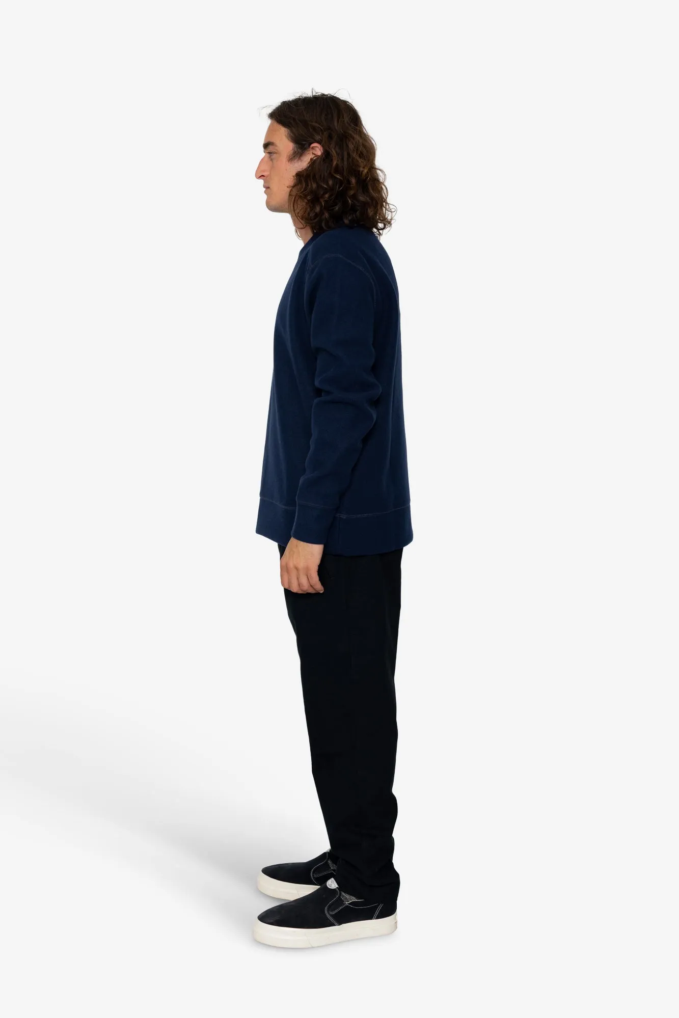 Mercer Crew Sweatshirt - Navy sold by Folk product image thumbnail 4