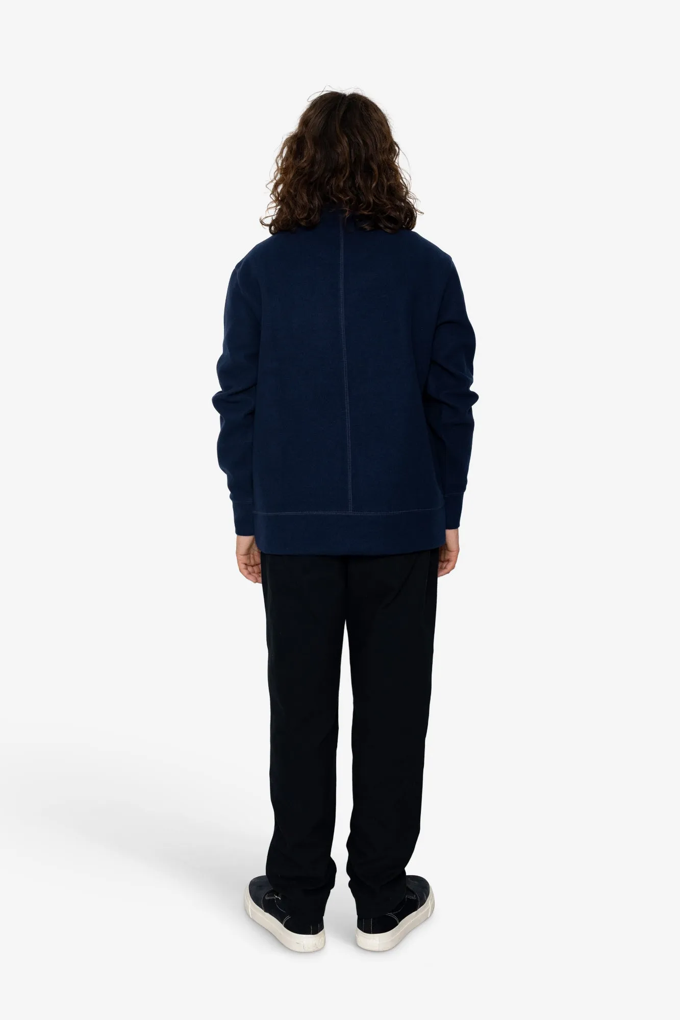Mercer Crew Sweatshirt - Navy sold by Folk product image thumbnail 5