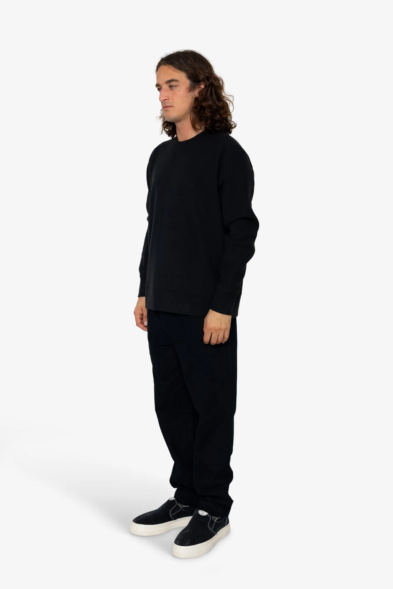 Mercer Crew Sweatshirt - Black sold by Folk product image thumbnail 4