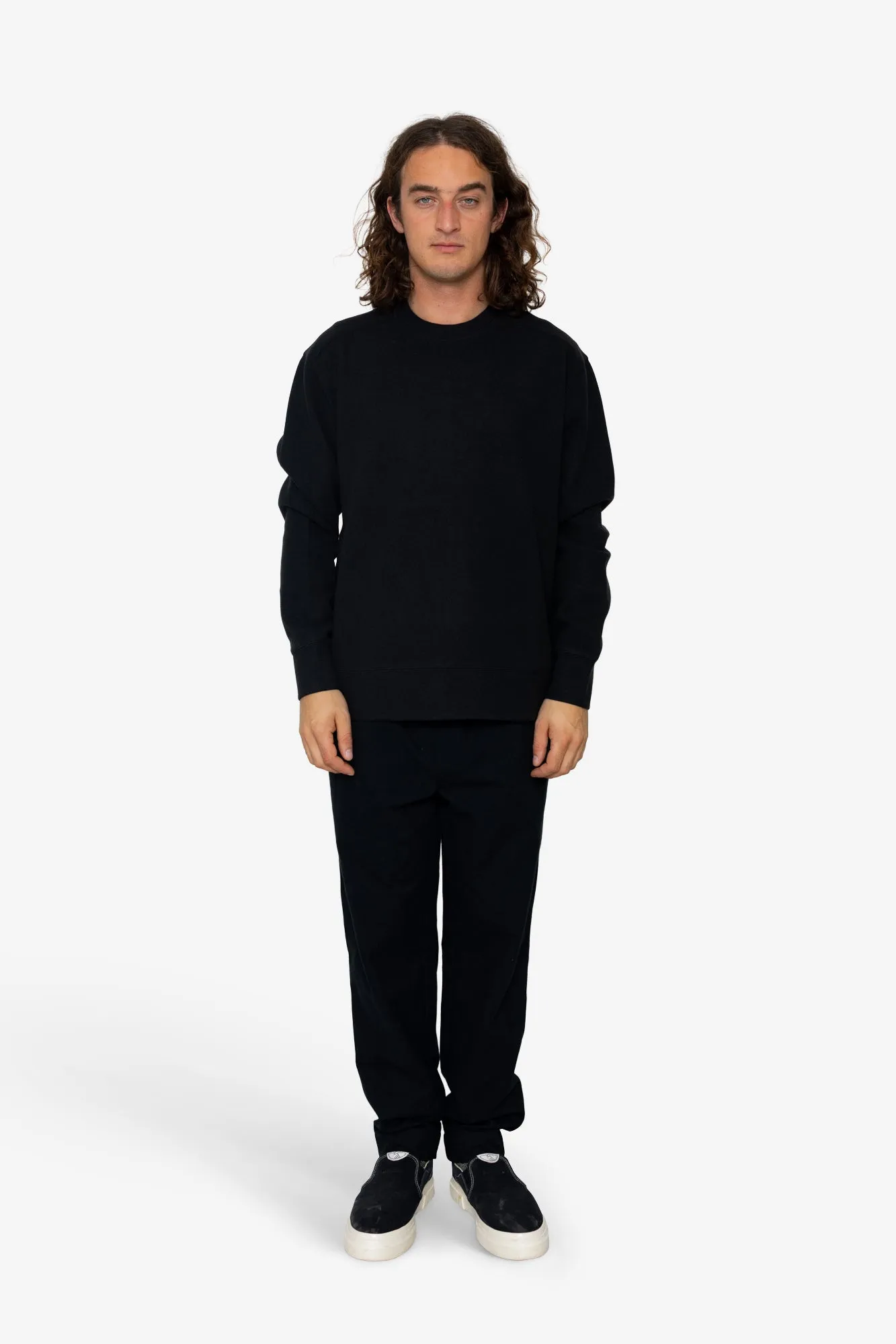 Mercer Crew Sweatshirt - Black sold by Folk product image thumbnail 2
