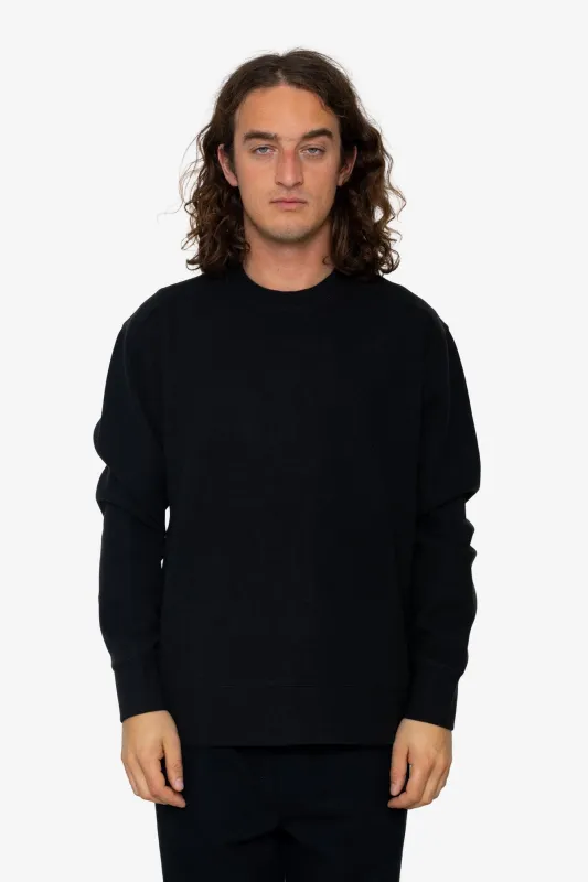 Mercer Crew Sweatshirt - Black sold by Folk