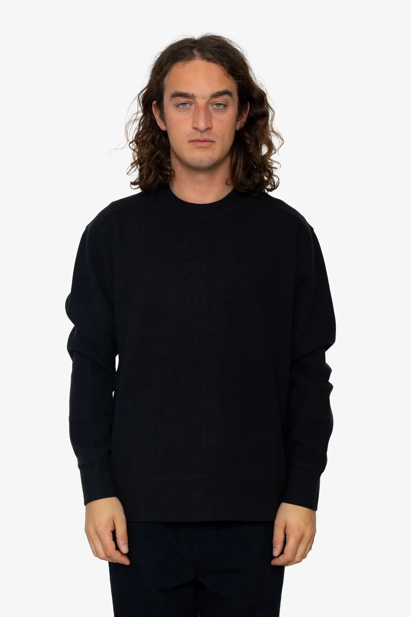 Mercer Crew Sweatshirt - Black sold by Folk