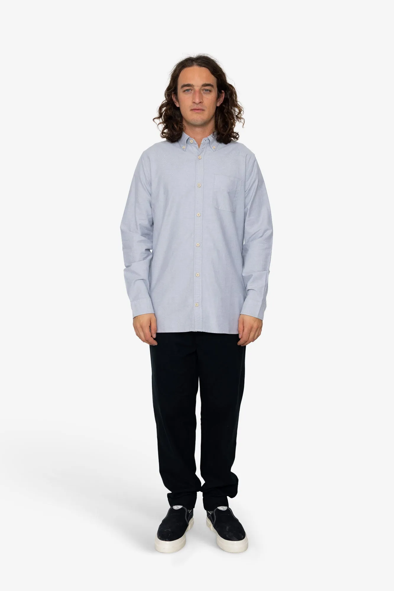 Logan Shirt - Blue / Grey sold by Folk product image thumbnail 2