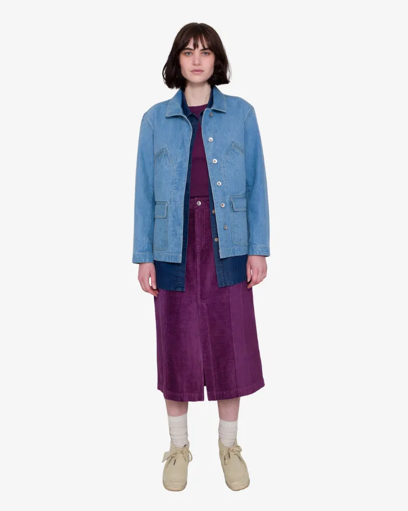 Archive Jacket - Bleached Denim sold by Folk product image thumbnail 3