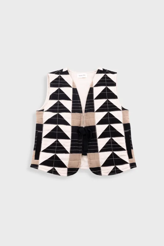 Sideline | Sib Vest - Patchwork sold by Folk