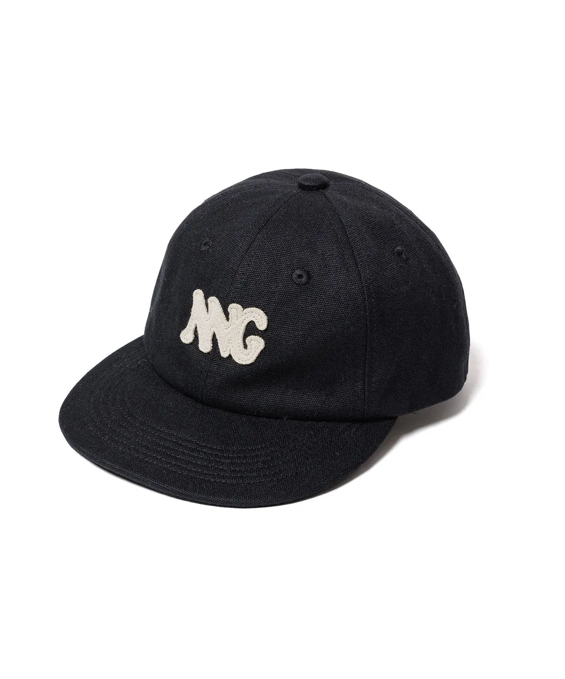 Nanga | Canvas Logo Cap - Black sold by Folk