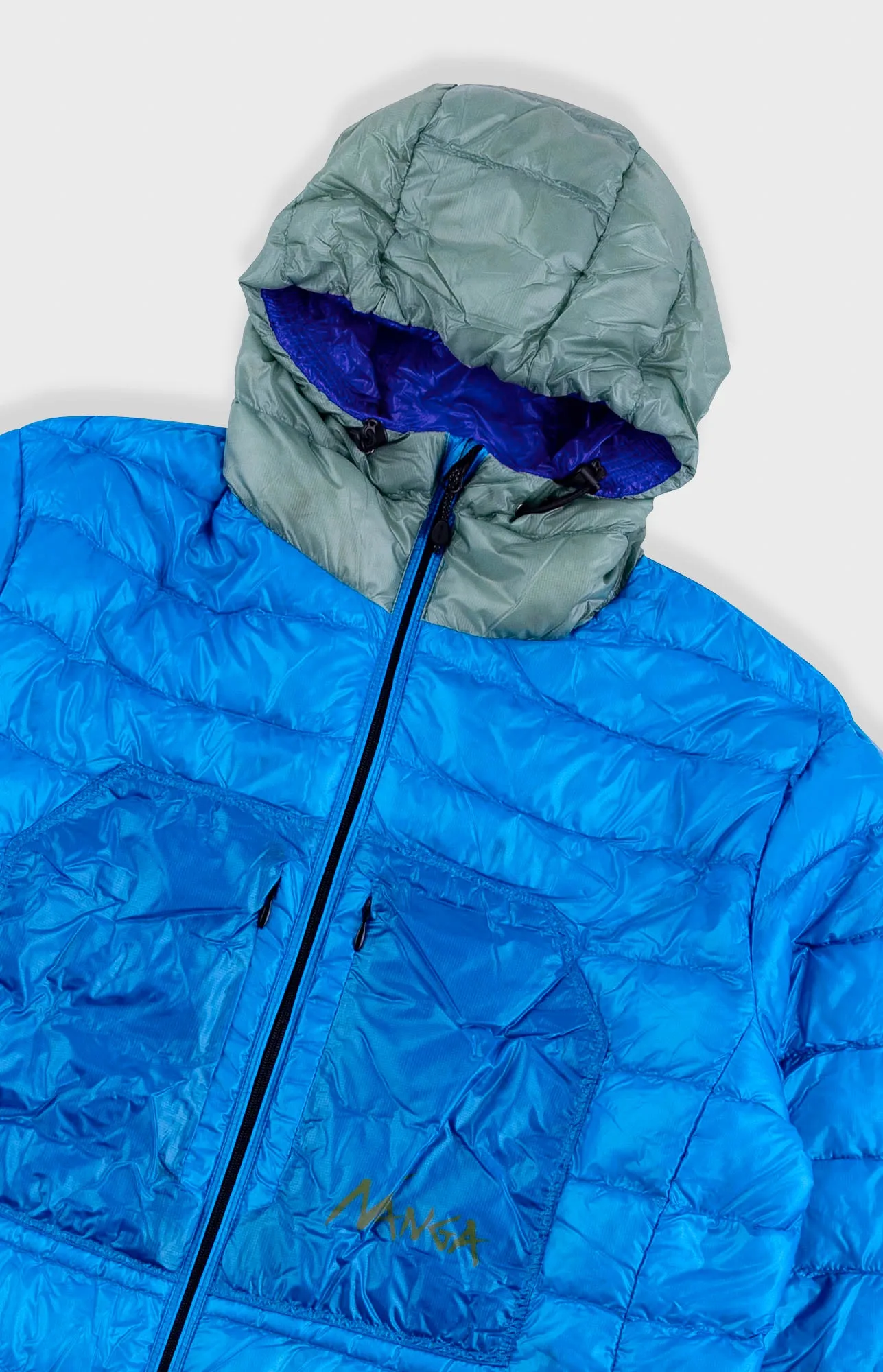 Nanga | Ultilight Down Packable Parka - Blue sold by Folk product image thumbnail 2
