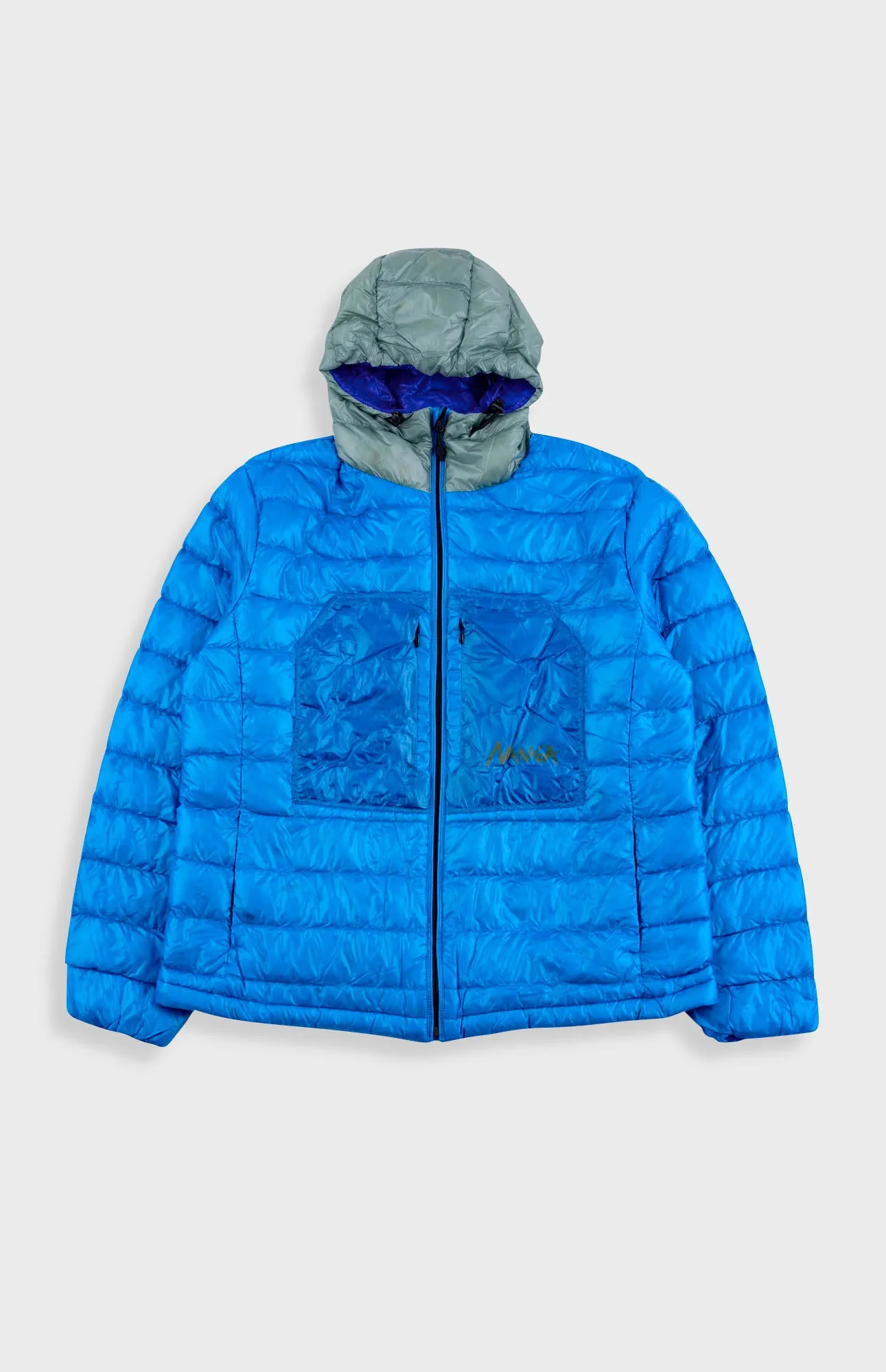 Nanga | Ultilight Down Packable Parka - Blue sold by Folk