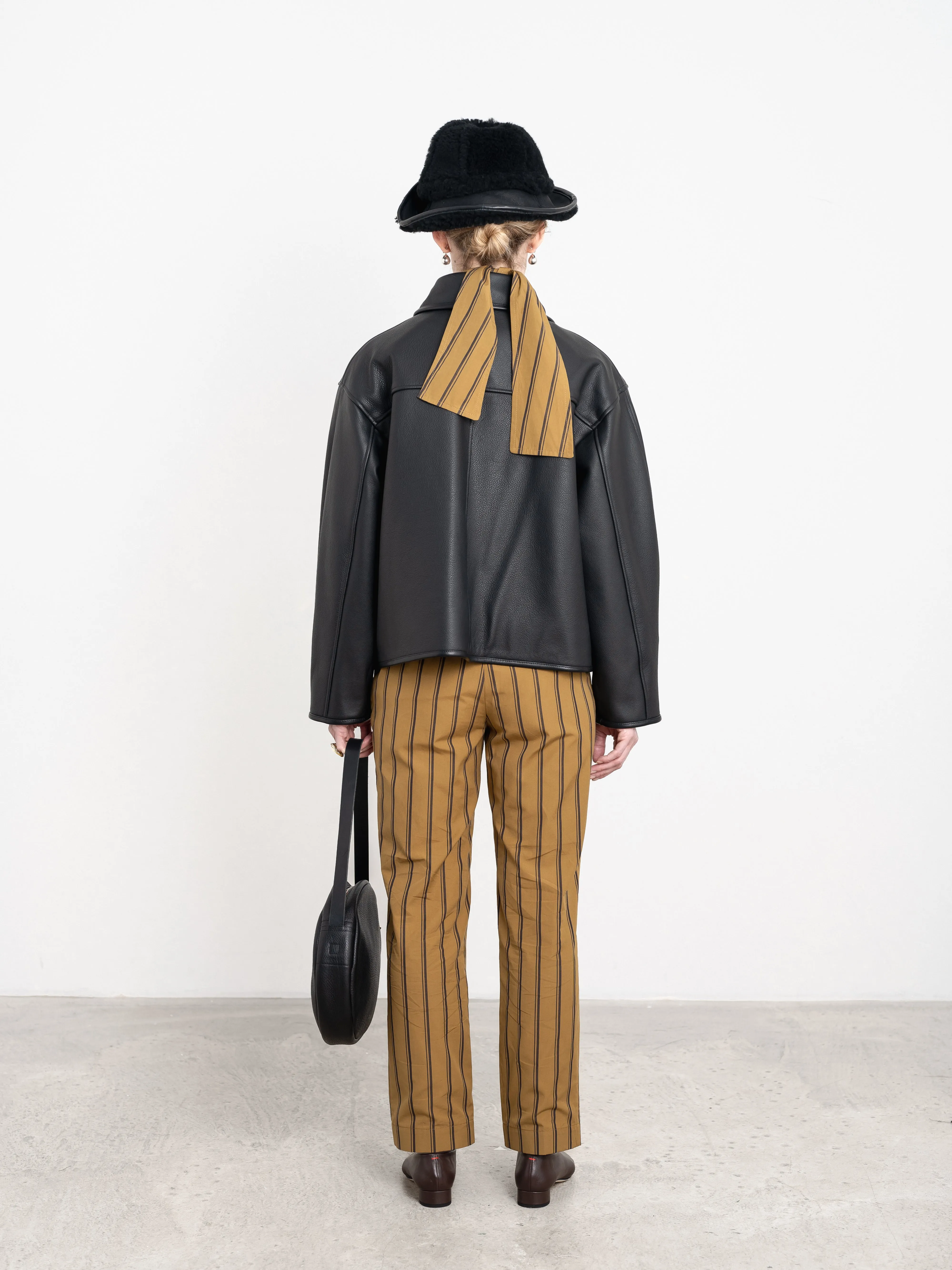 Cawley | Leather Flying Jacket sold by Folk product image thumbnail 5