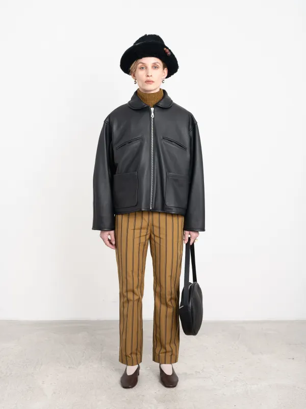 Cawley | Leather Flying Jacket sold by Folk