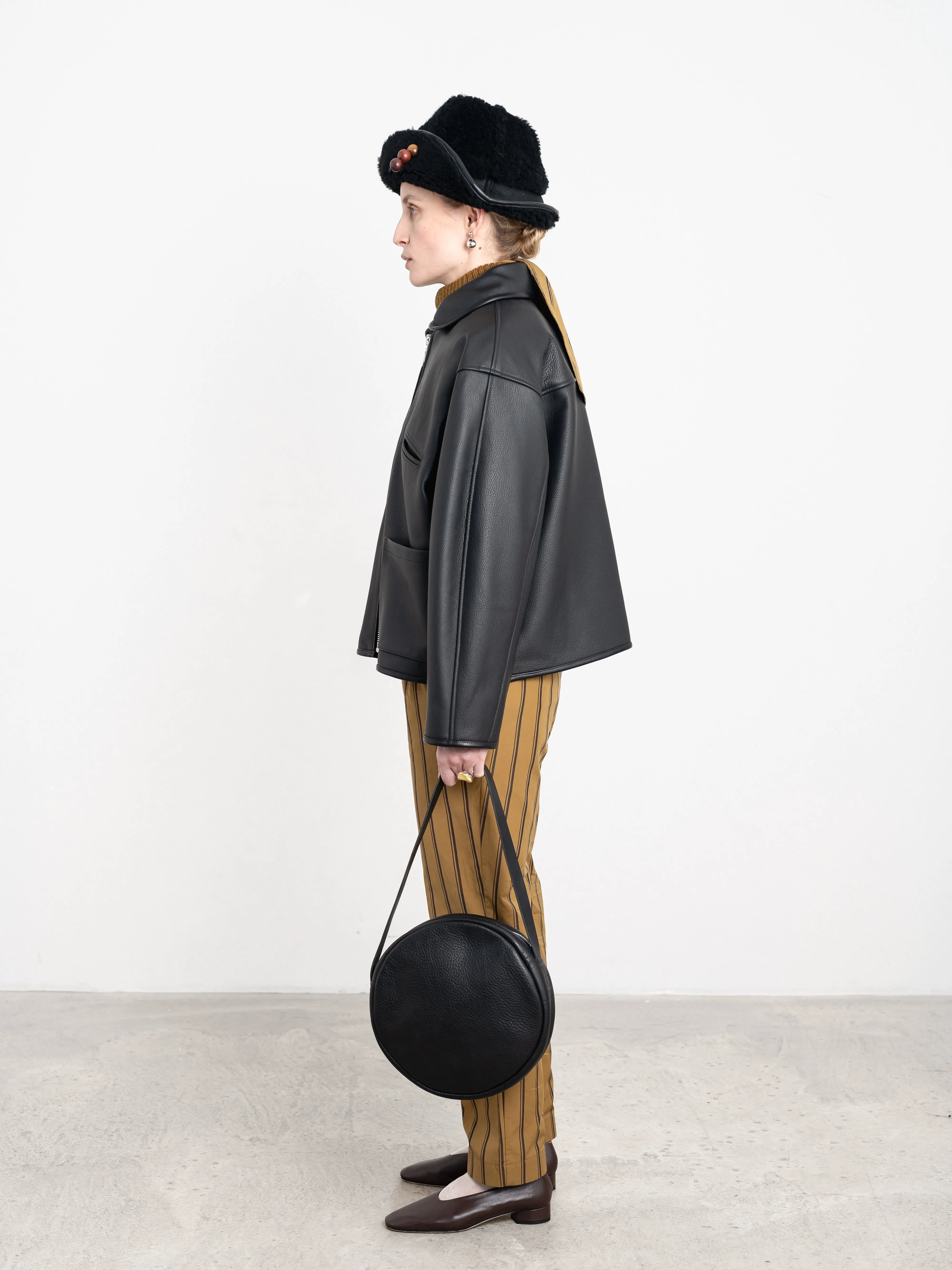 Cawley | Leather Flying Jacket sold by Folk product image thumbnail 4