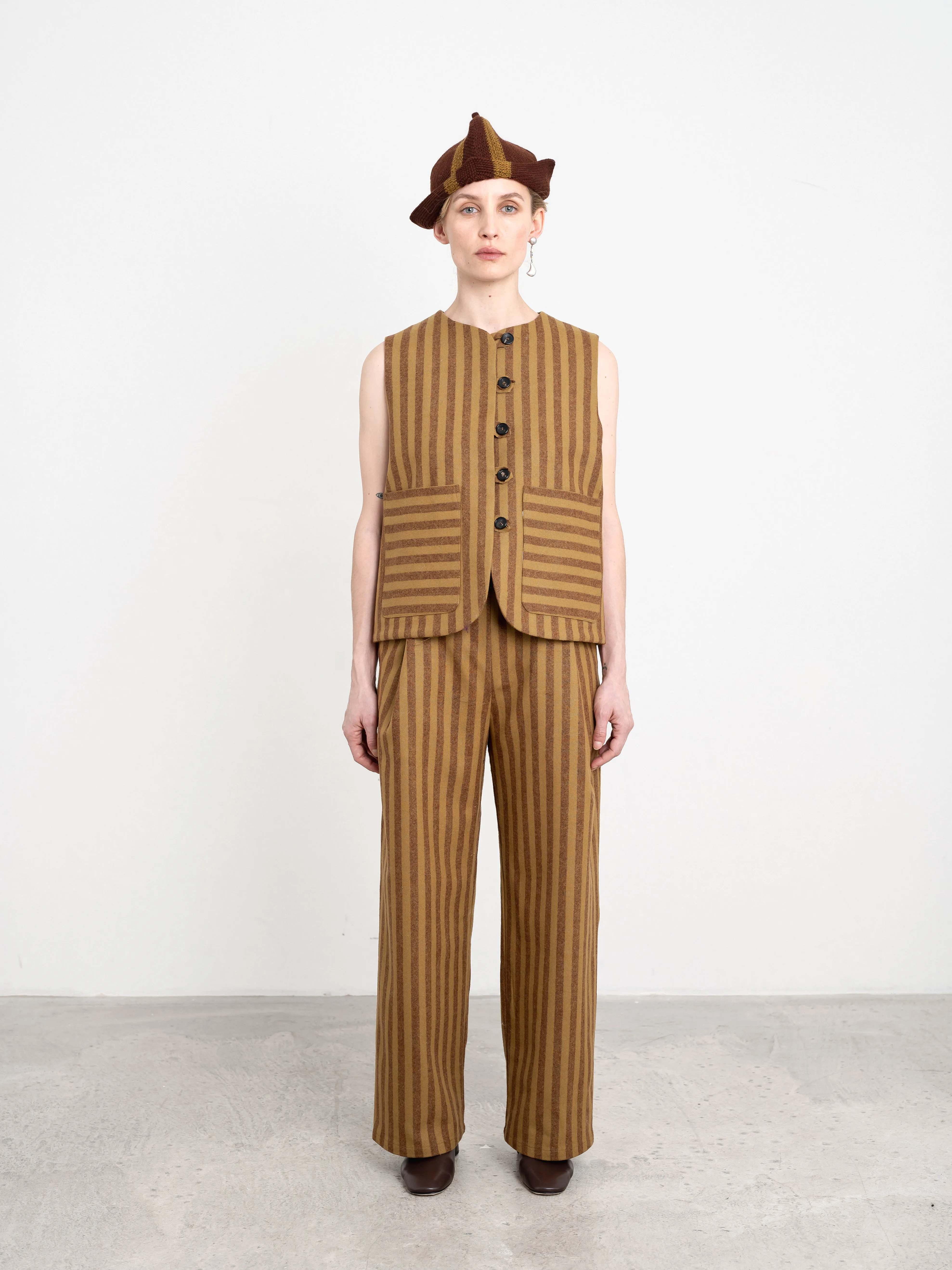 Cawley | Imogen Vest - Goldfinch sold by Folk