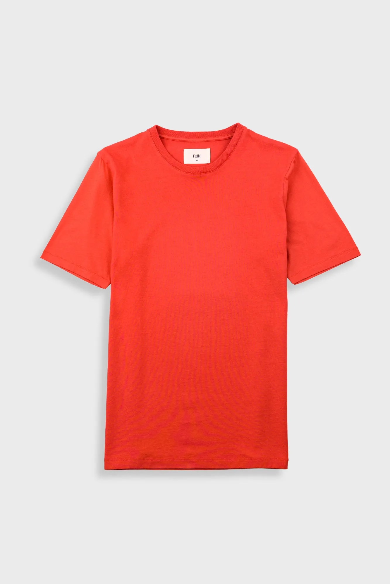Contrast Sleeve T-Shirt - Crimson sold by Folk