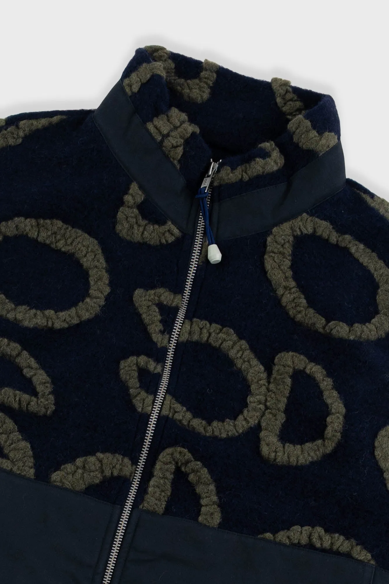 Signal Gilet - Navy Circle Jacquard sold by Folk product image thumbnail 2