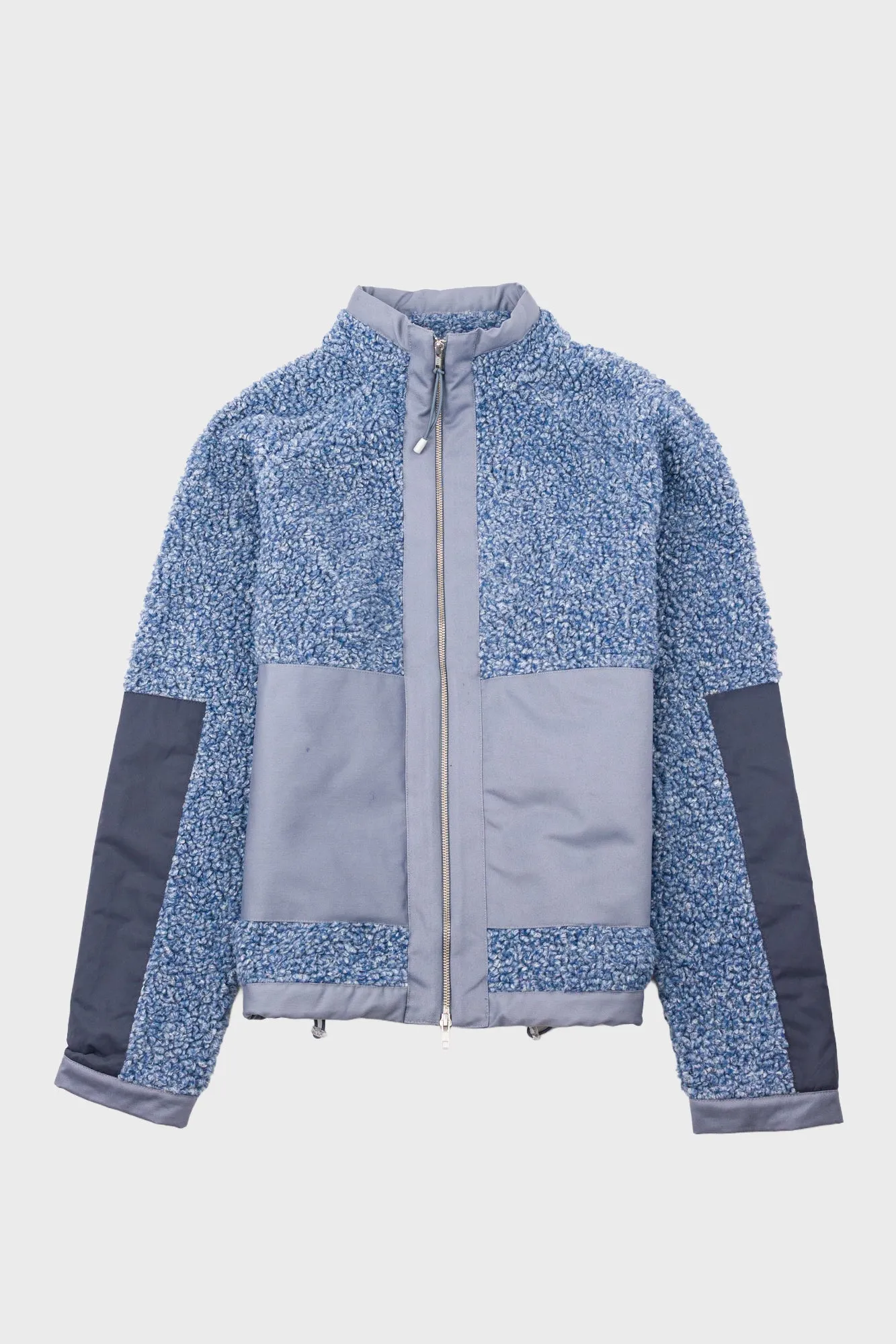 Signal Fleece - Soft Blue Curly Wool sold by Folk