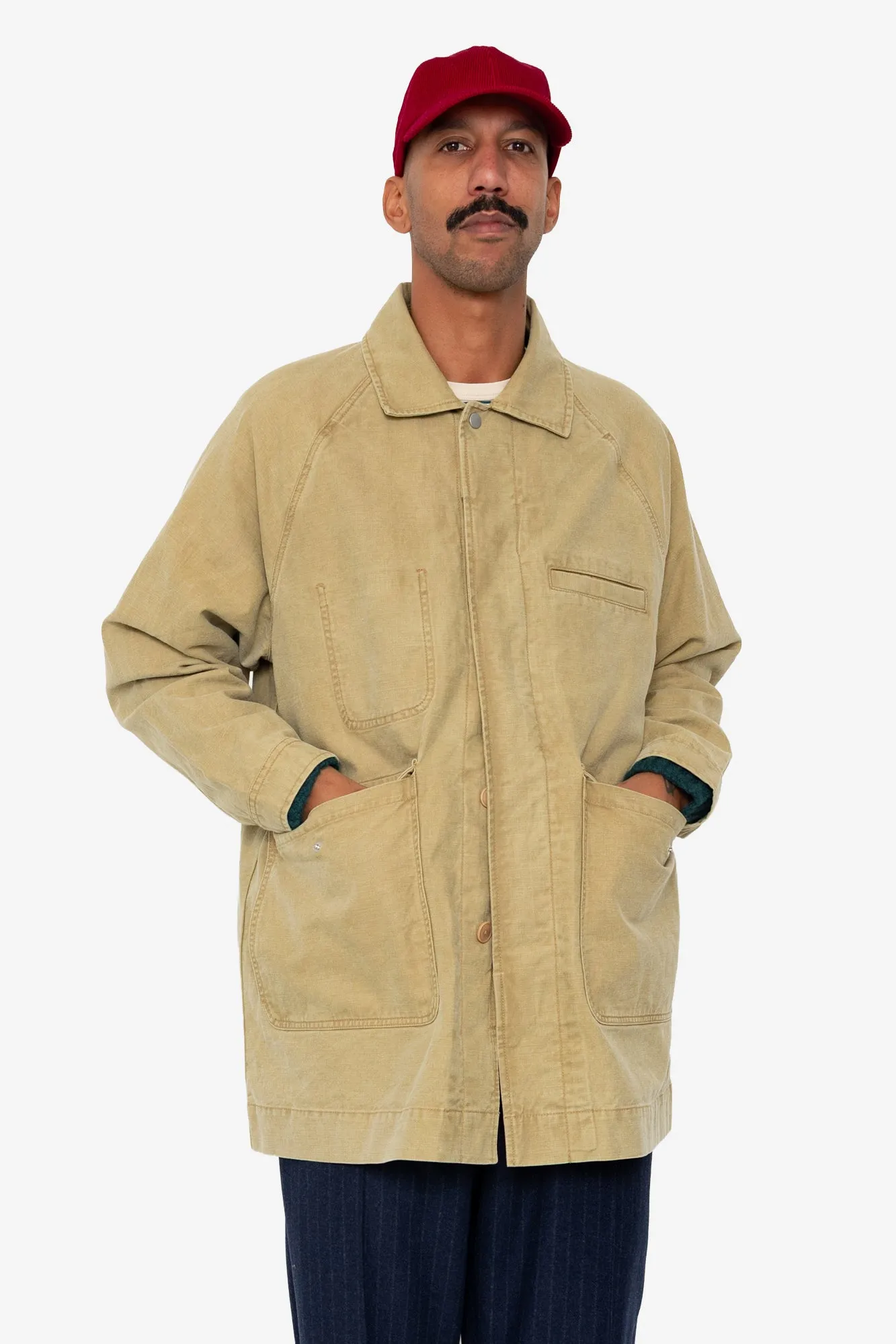 Corduroy Cap - Crimson sold by Folk product image thumbnail 3