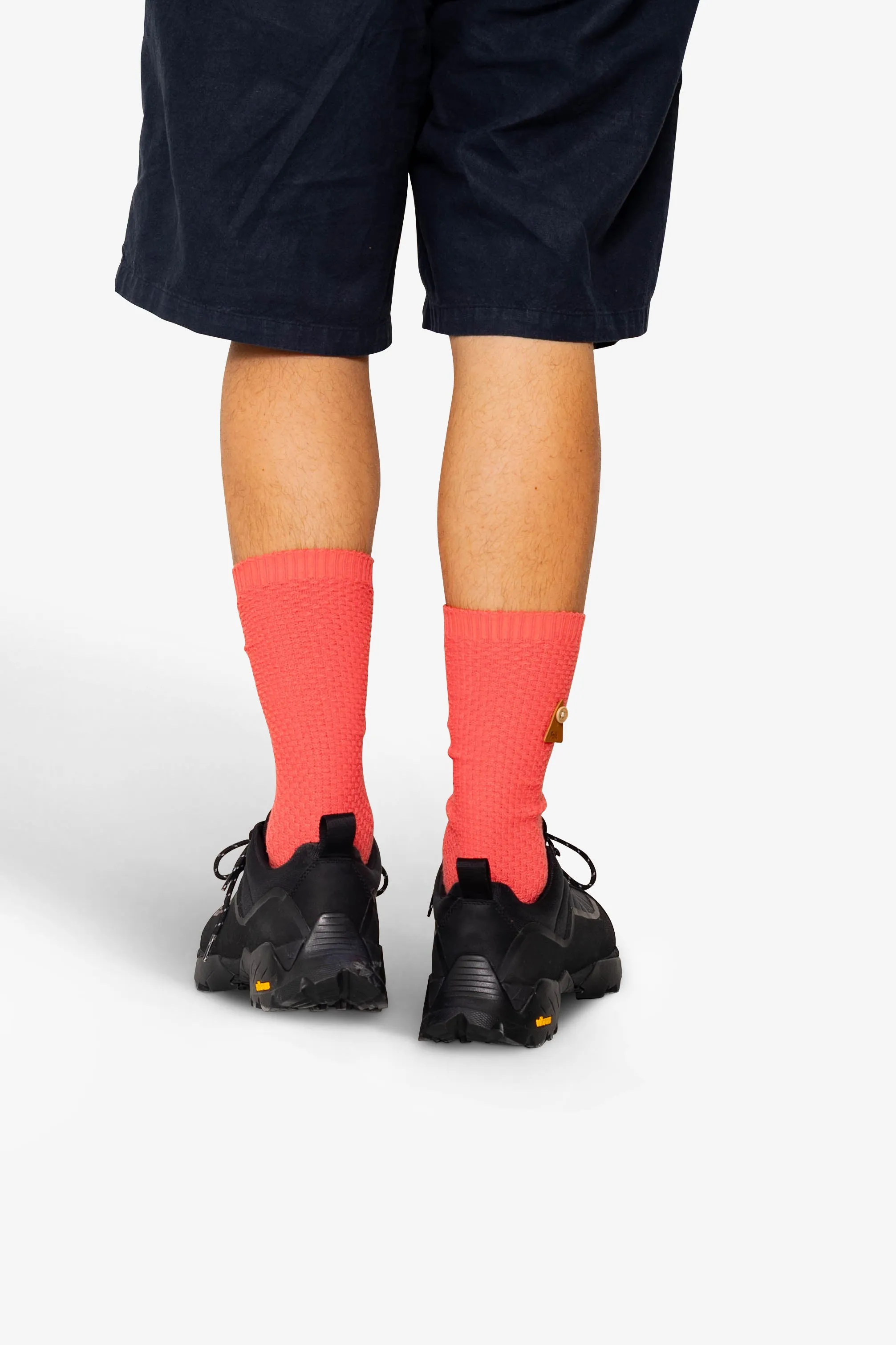 Waffle Socks - Dark Pink sold by Folk product image thumbnail 4