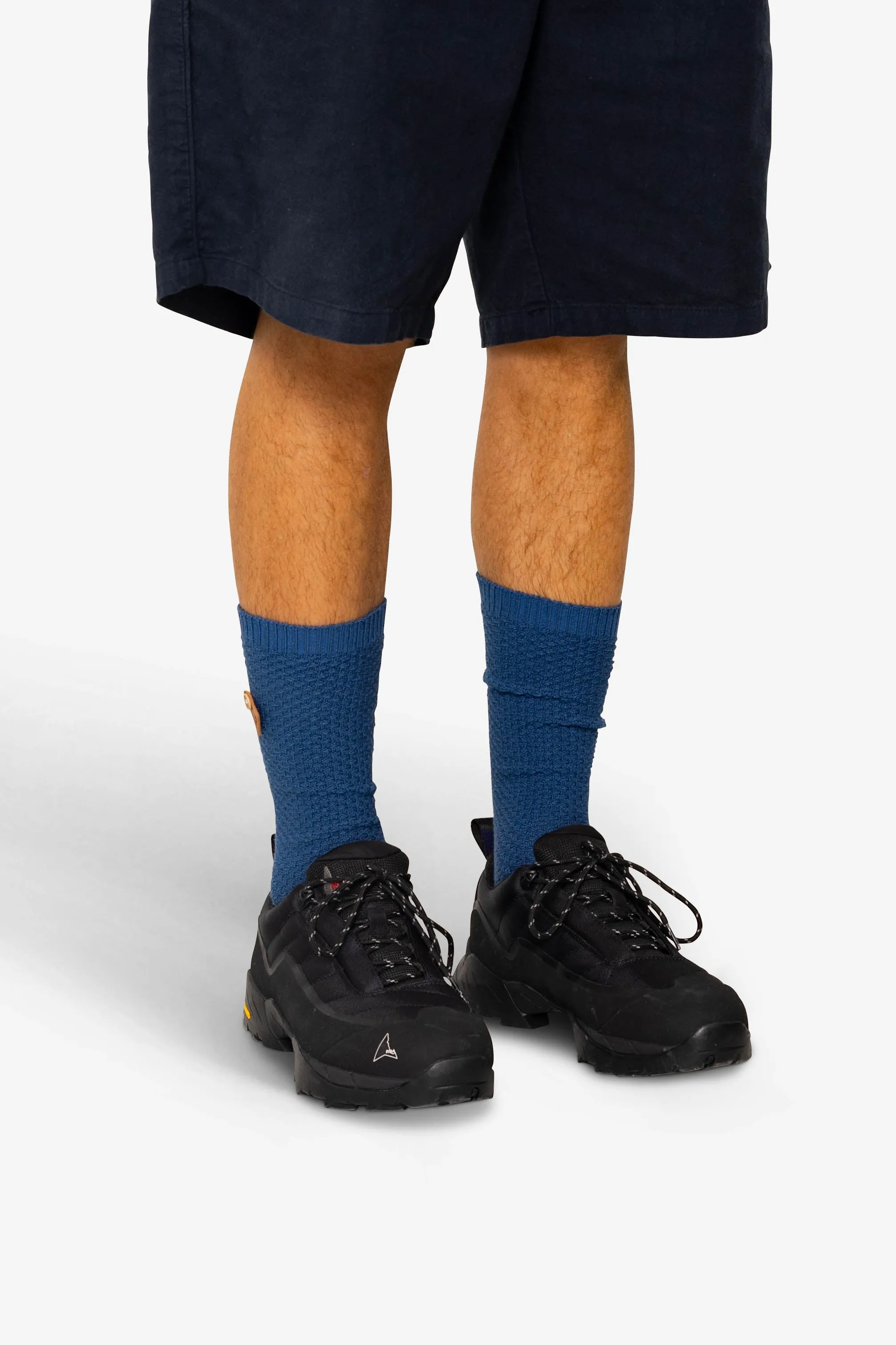 Waffle Socks - Indigo sold by Folk product image thumbnail 2