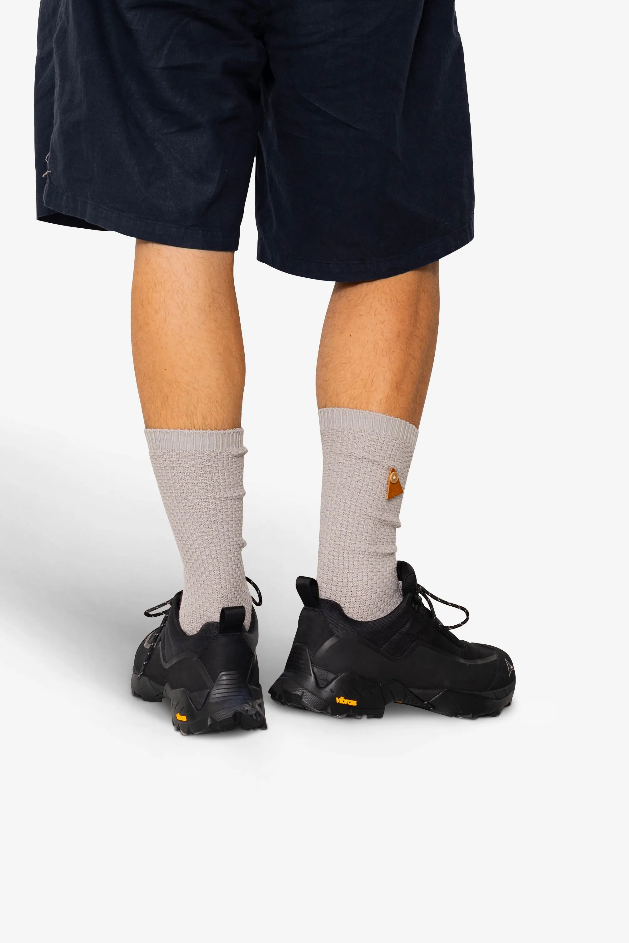 Waffle Socks - Silver Grey sold by Folk product image thumbnail 4